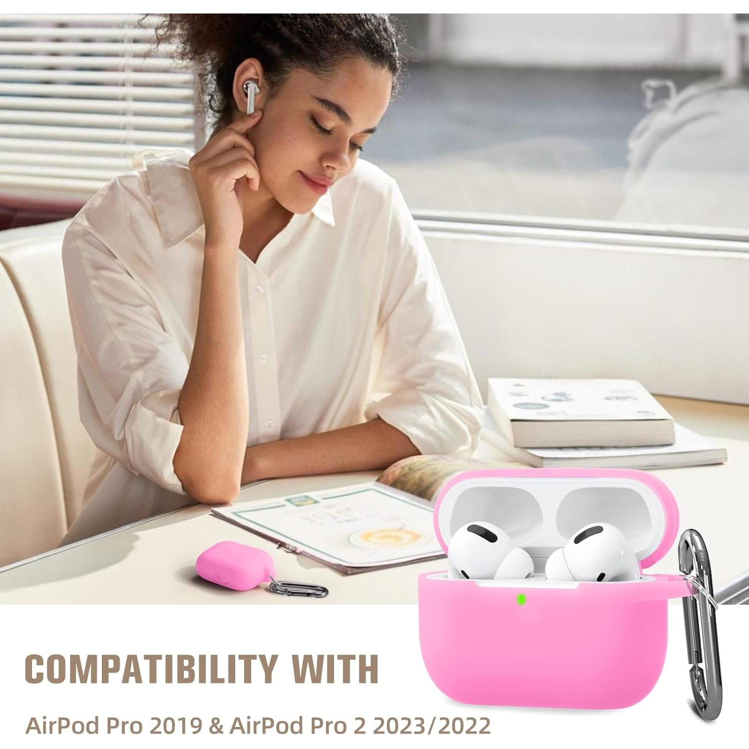 Funda de Silicona Hamile para AirPods Pro 2019/2022 - Brilla en la Oscuridad