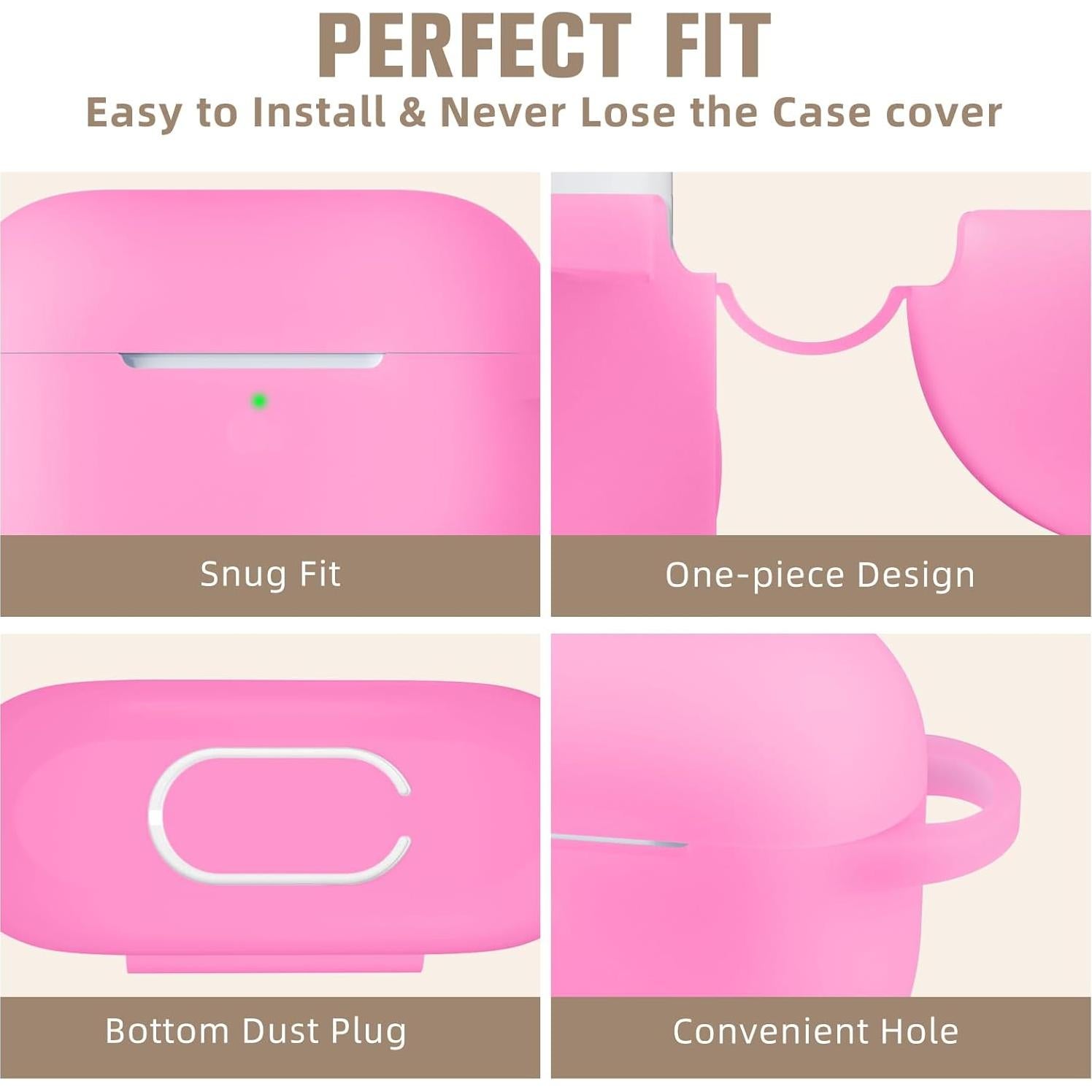 Funda de Silicona Hamile para AirPods Pro 2019/2022 - Brilla en la Oscuridad