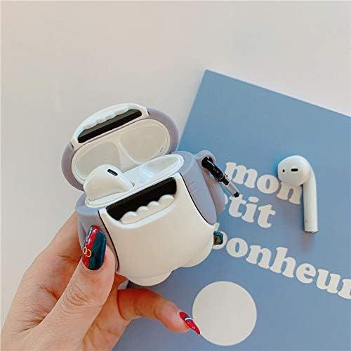 Funda de Silicona para AirPods Tiburón - Protección Alta