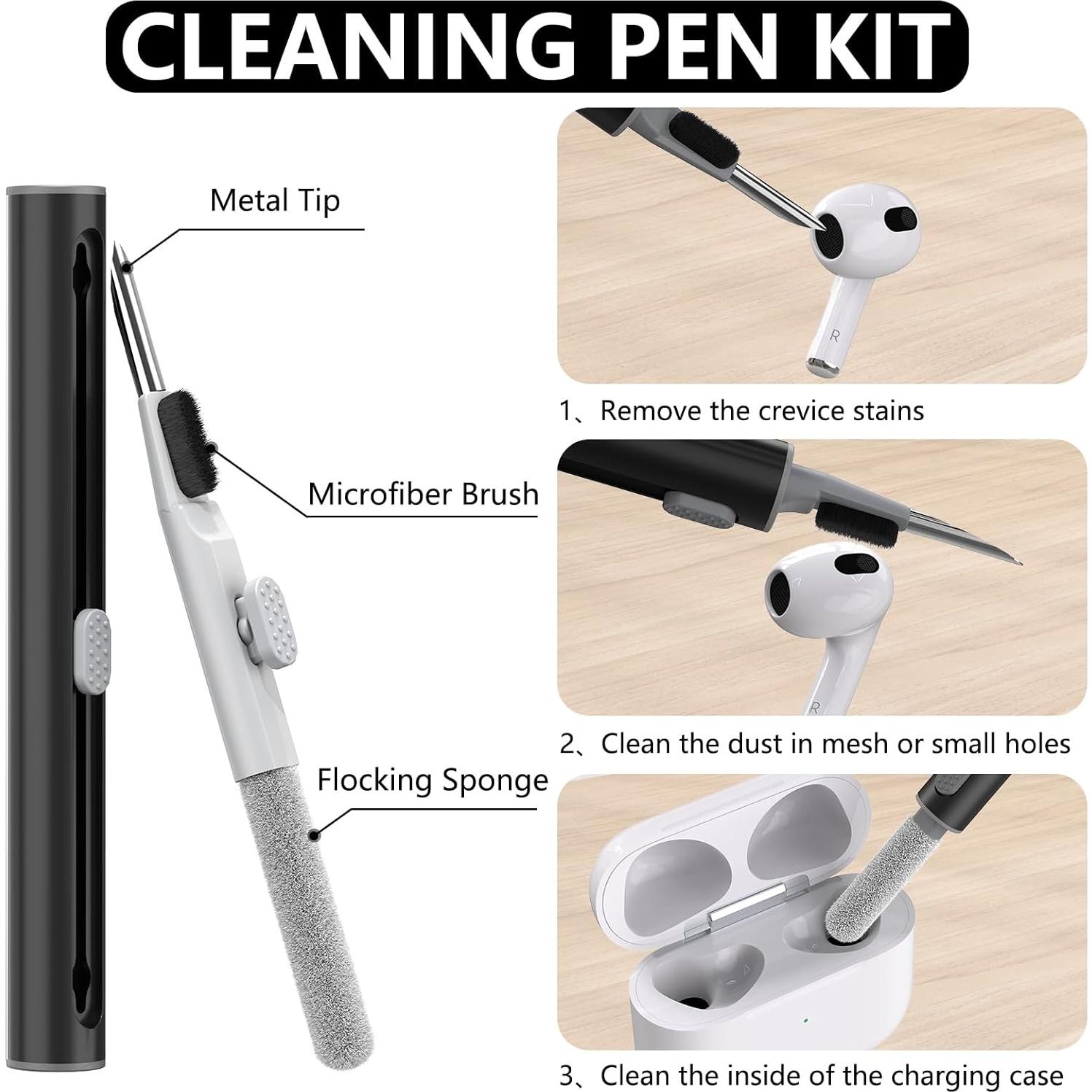 Funda Protectora de Silicona para AirPods 3ra Generación - Negro