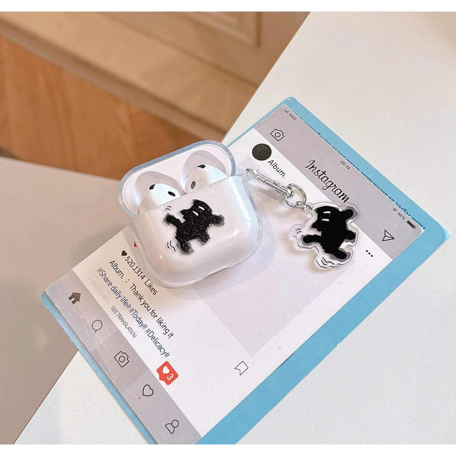 Funda Protectora JANDM para AirPods Pro 2 con Llavero Gato