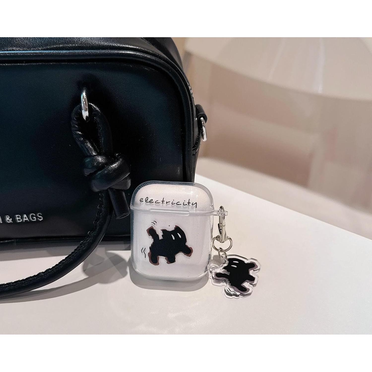 Funda Protectora JANDM para AirPods Pro 2 con Llavero Gato