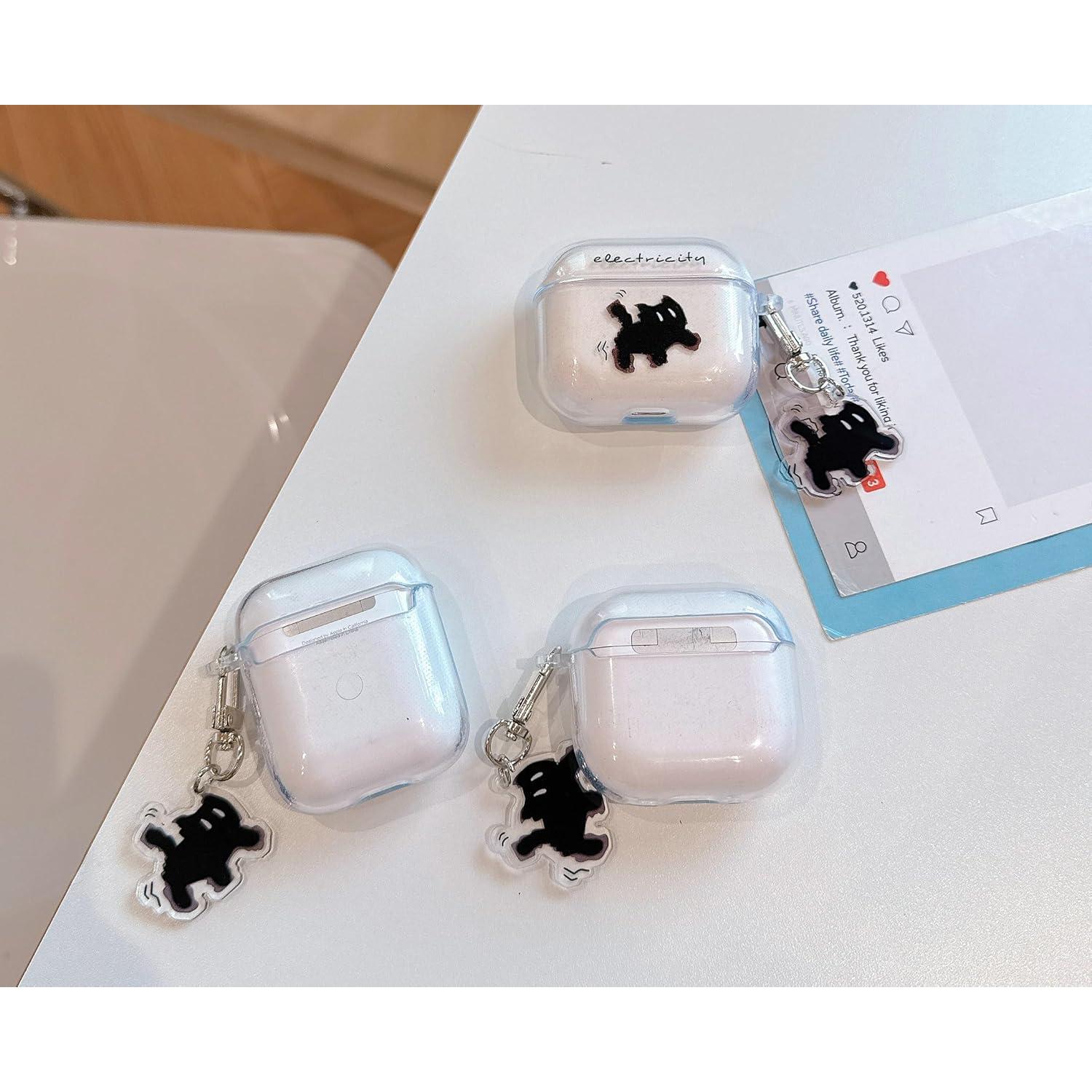 Funda Protectora JANDM para AirPods Pro 2 con Llavero Gato