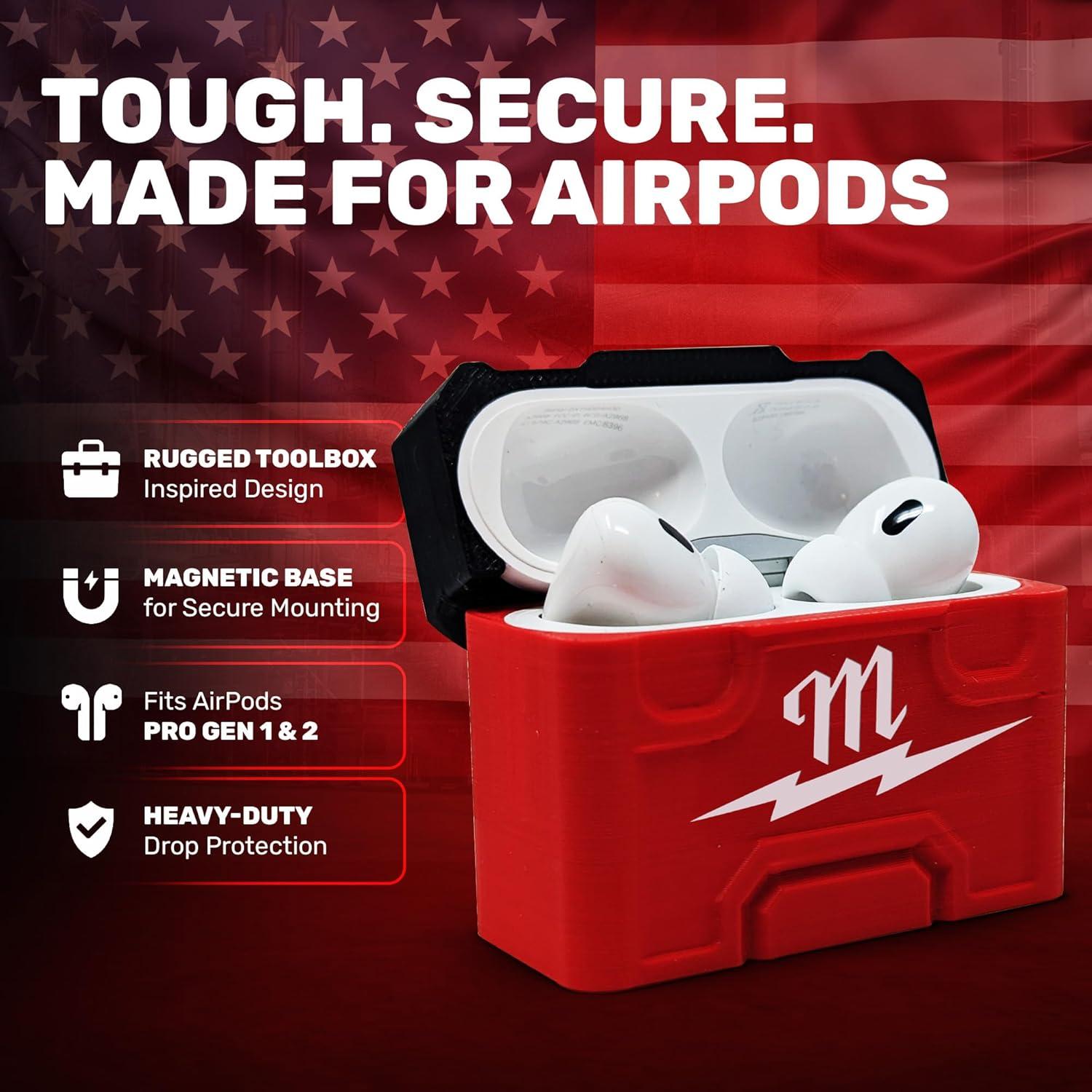 Funda Magnética para AirPods Pro Milwaukee - Resistente y Duradera