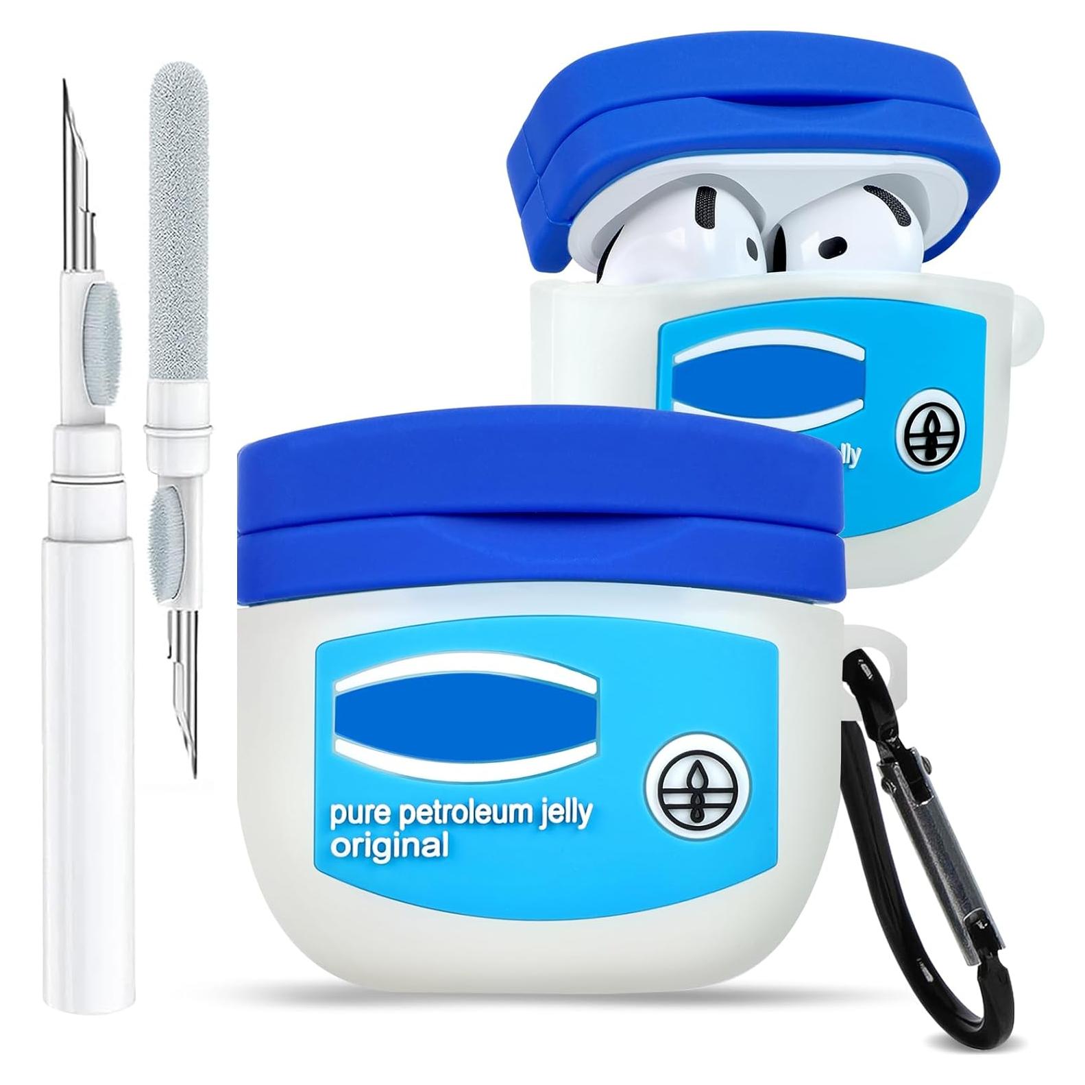 Funda de Silicona Toyuma para AirPods 4 - Diseño Kawaii Azul