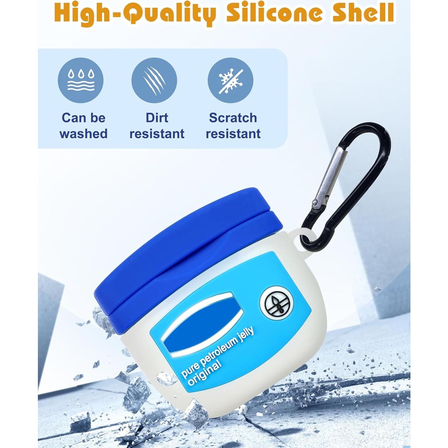 Funda de Silicona Toyuma para AirPods 4 - Diseño Kawaii Azul