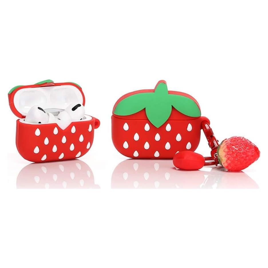 Funda de Silicona para Airpods Pro LEWOTE Color Fresa