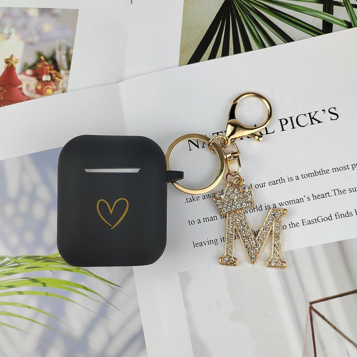 Funda de Silicona AIIEKZ para AirPods 1 y 2 con Llavero