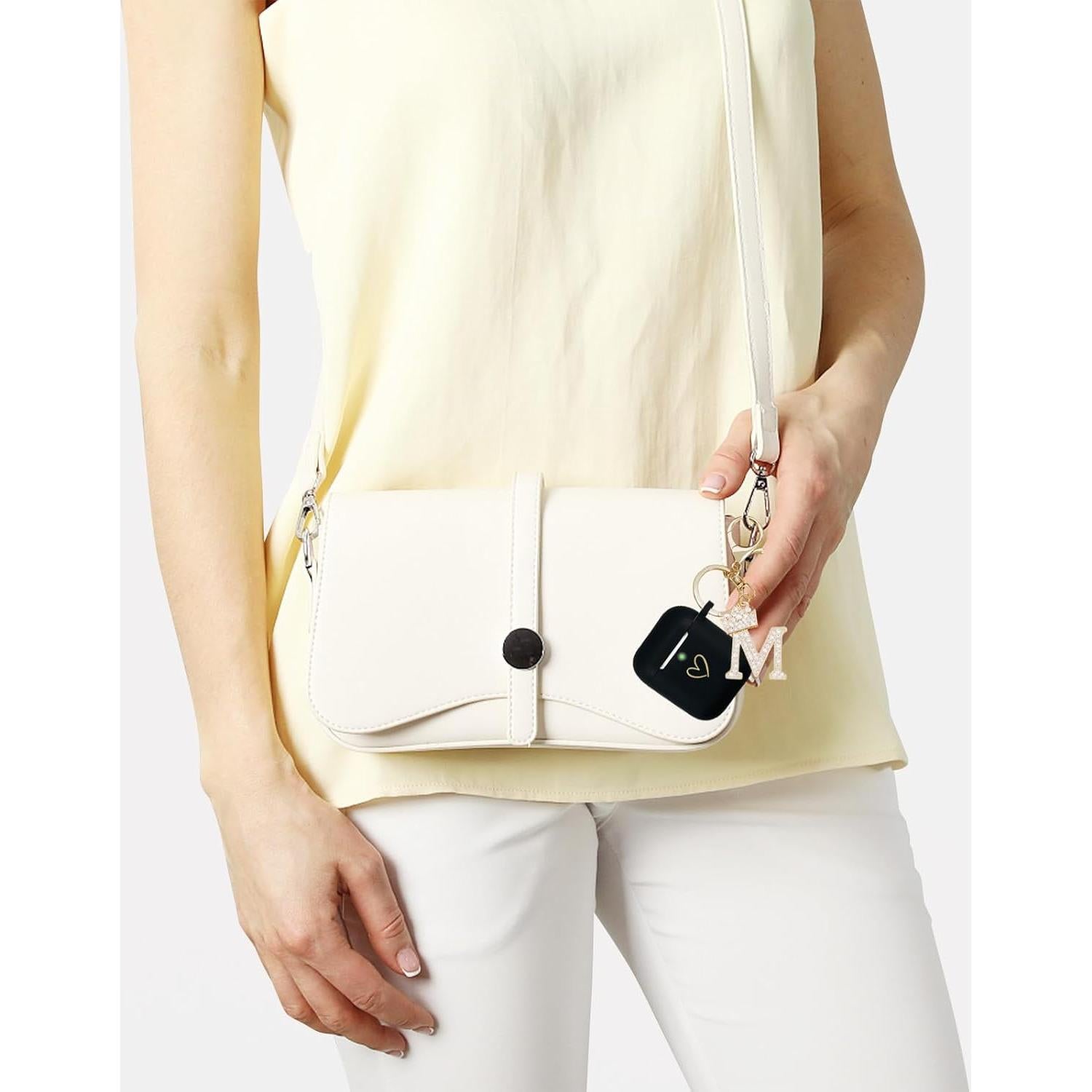 Funda de Silicona AIIEKZ para AirPods 1 y 2 con Llavero