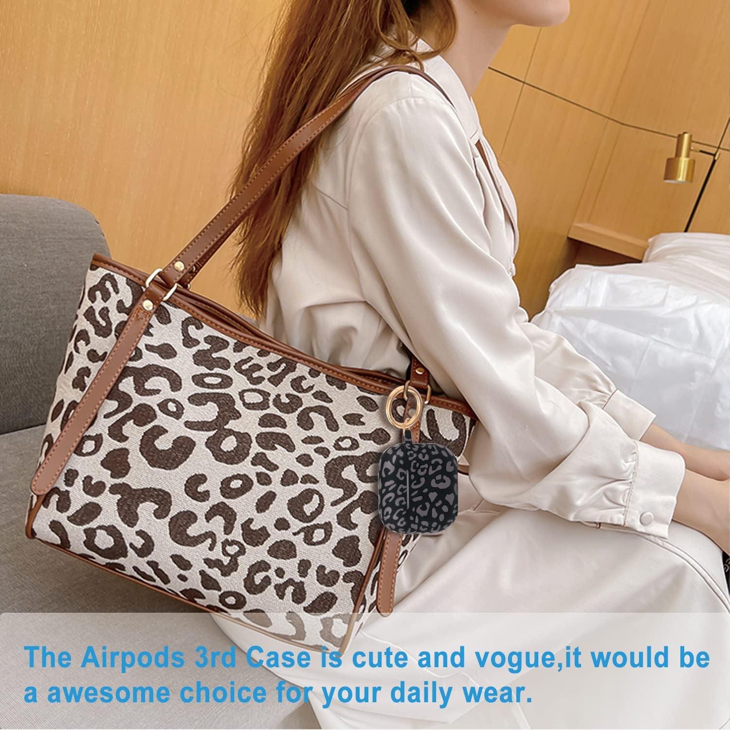 Funda de Silicona Leopardo Gawnock para AirPods 3 2021