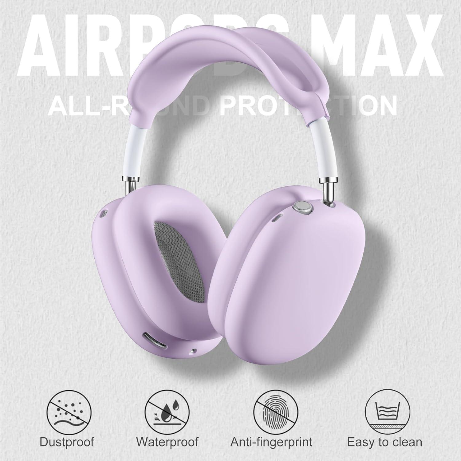 Funda de Silicona para Auriculares AirPods Max - Lavanda