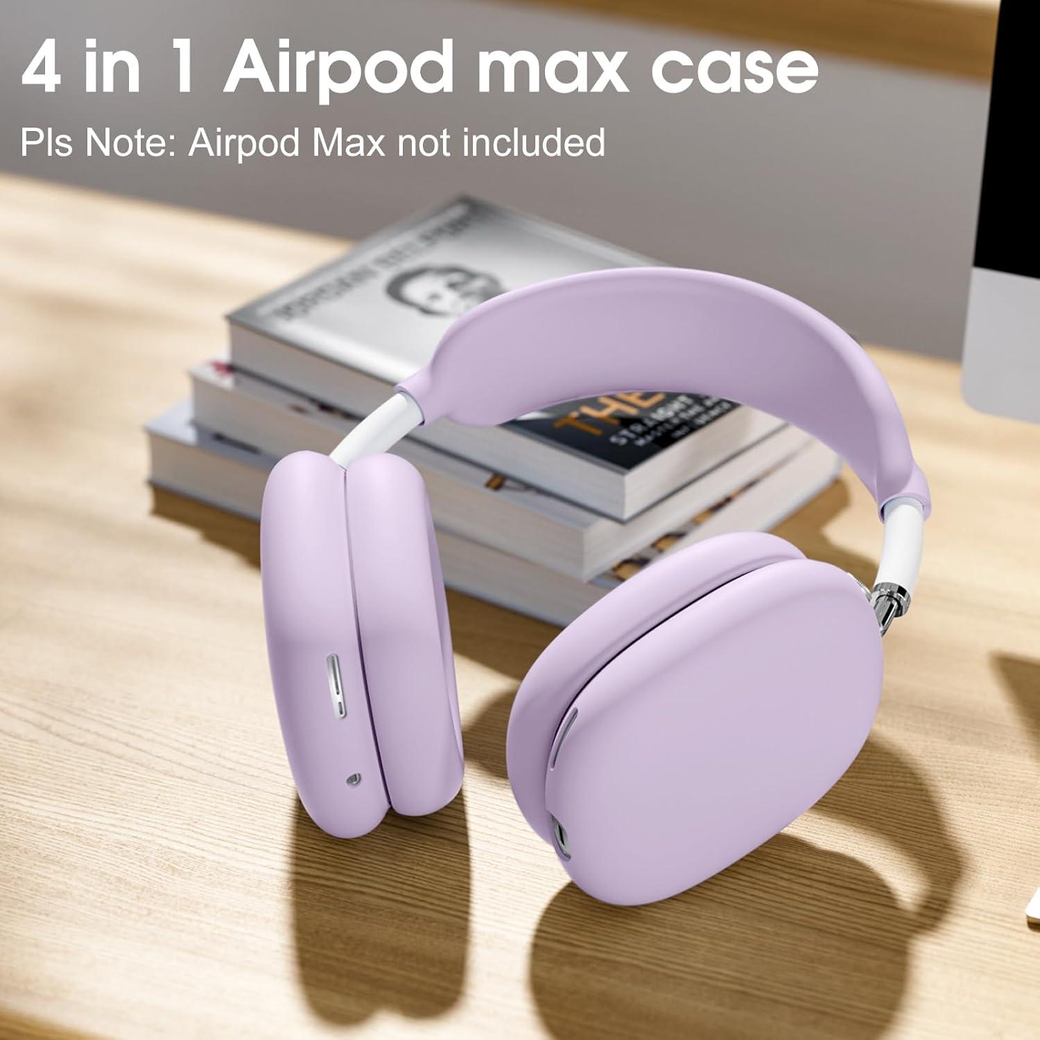 Funda de Silicona para Auriculares AirPods Max - Lavanda