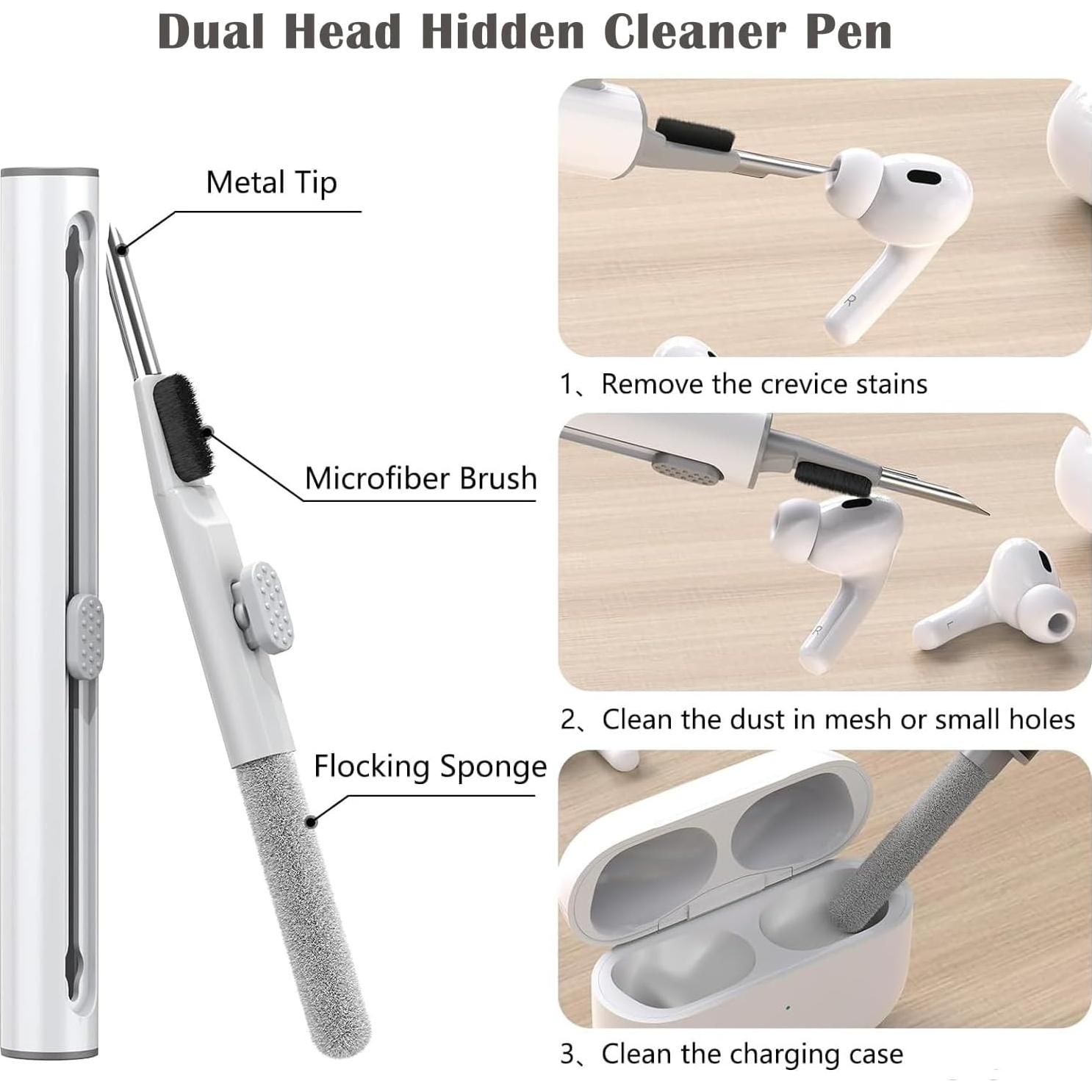 Funda de Silicona KOUJAON para AirPods Pro 2da/1ra Gen con Llavero