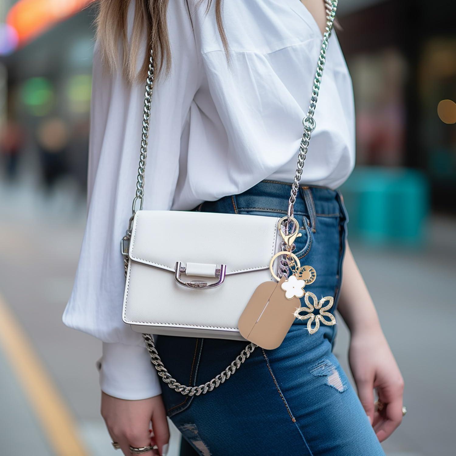 Funda de Silicona KOUJAON para AirPods Pro 2da/1ra Gen con Llavero