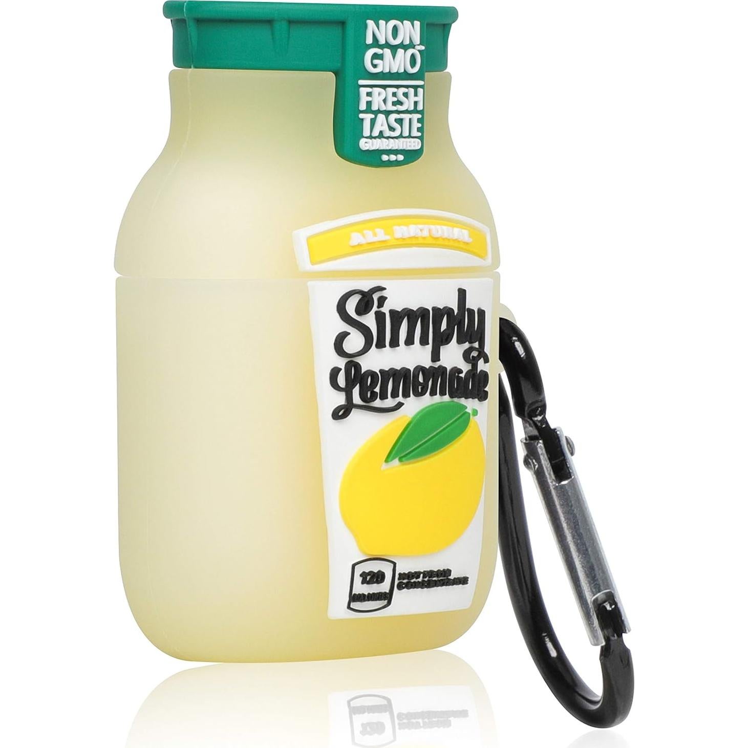 Funda de Silicona para AirPods 1/2 Oqplog Limón Amarillo 3D