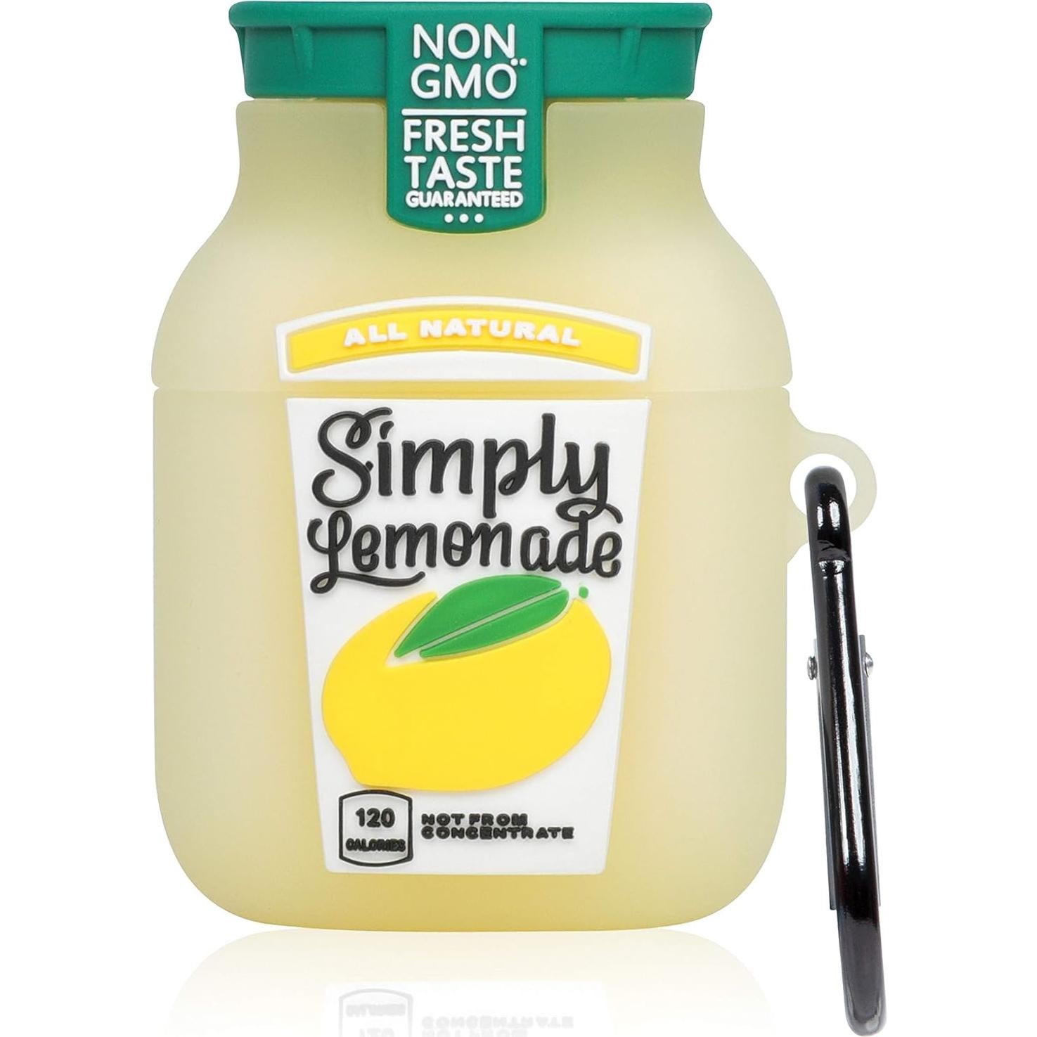 Funda de Silicona para AirPods 1/2 Oqplog Limón Amarillo 3D