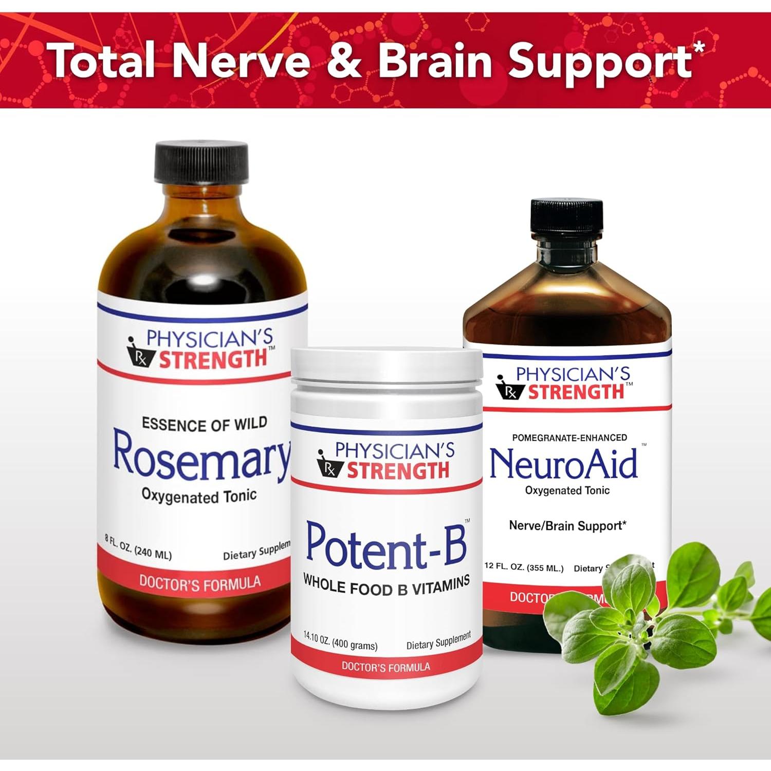 Aceite de Romero Silvestre Comestible Fuerza del Médico 29.57 ml