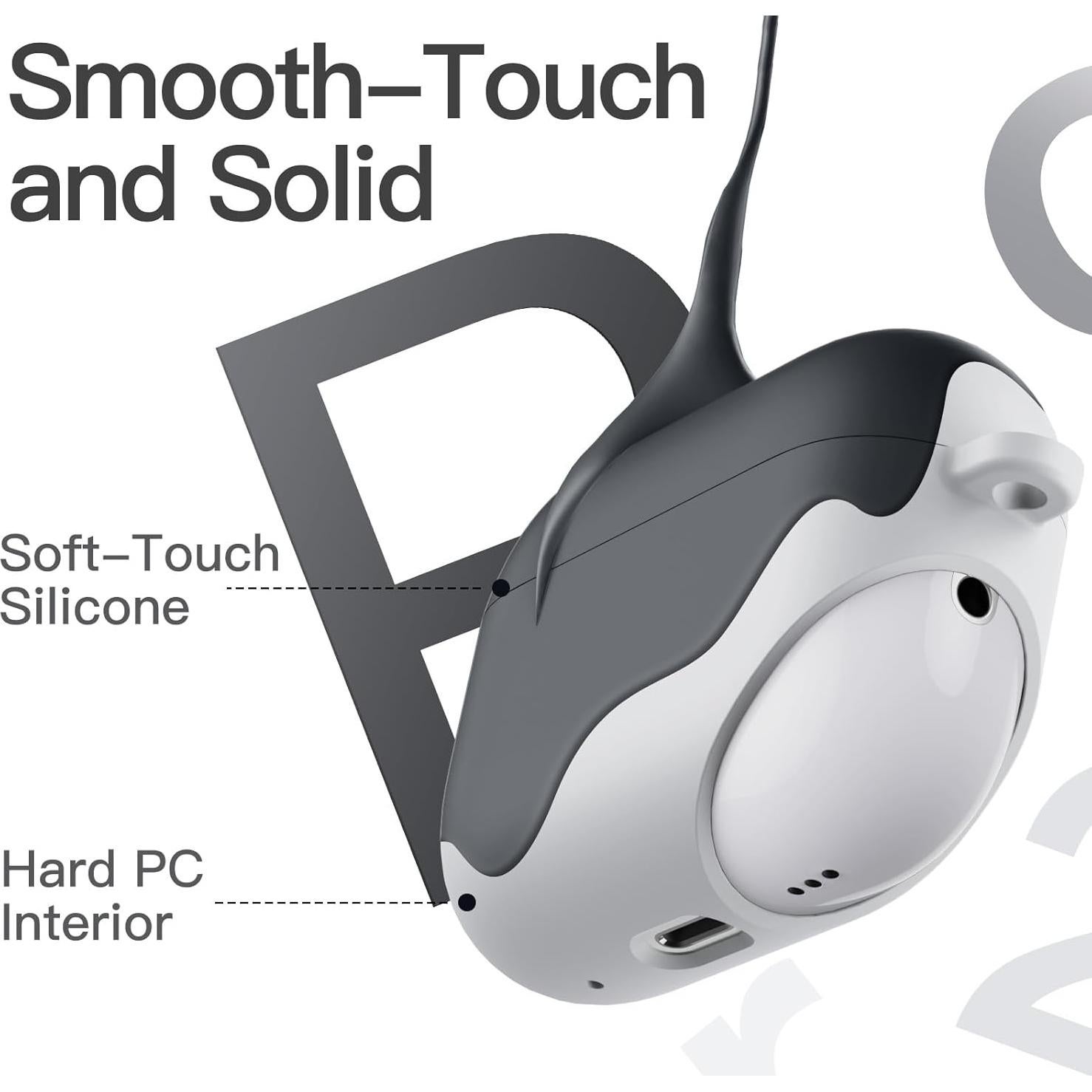 Funda de Silicona JETech para AirPods Pro 2ª/1ª Gen 2023/2022/2019