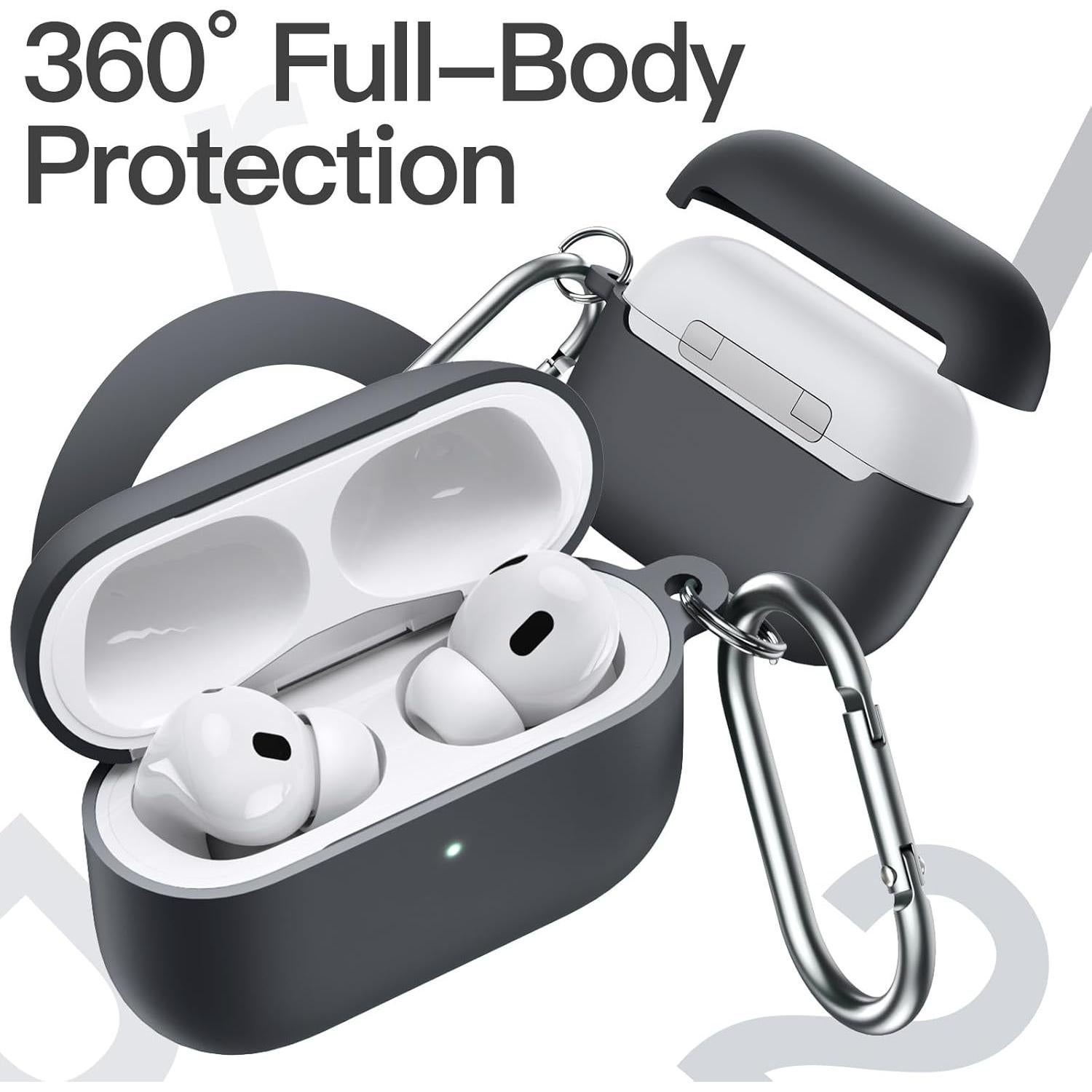 Funda de Silicona JETech para AirPods Pro 2ª/1ª Gen 2023/2022/2019