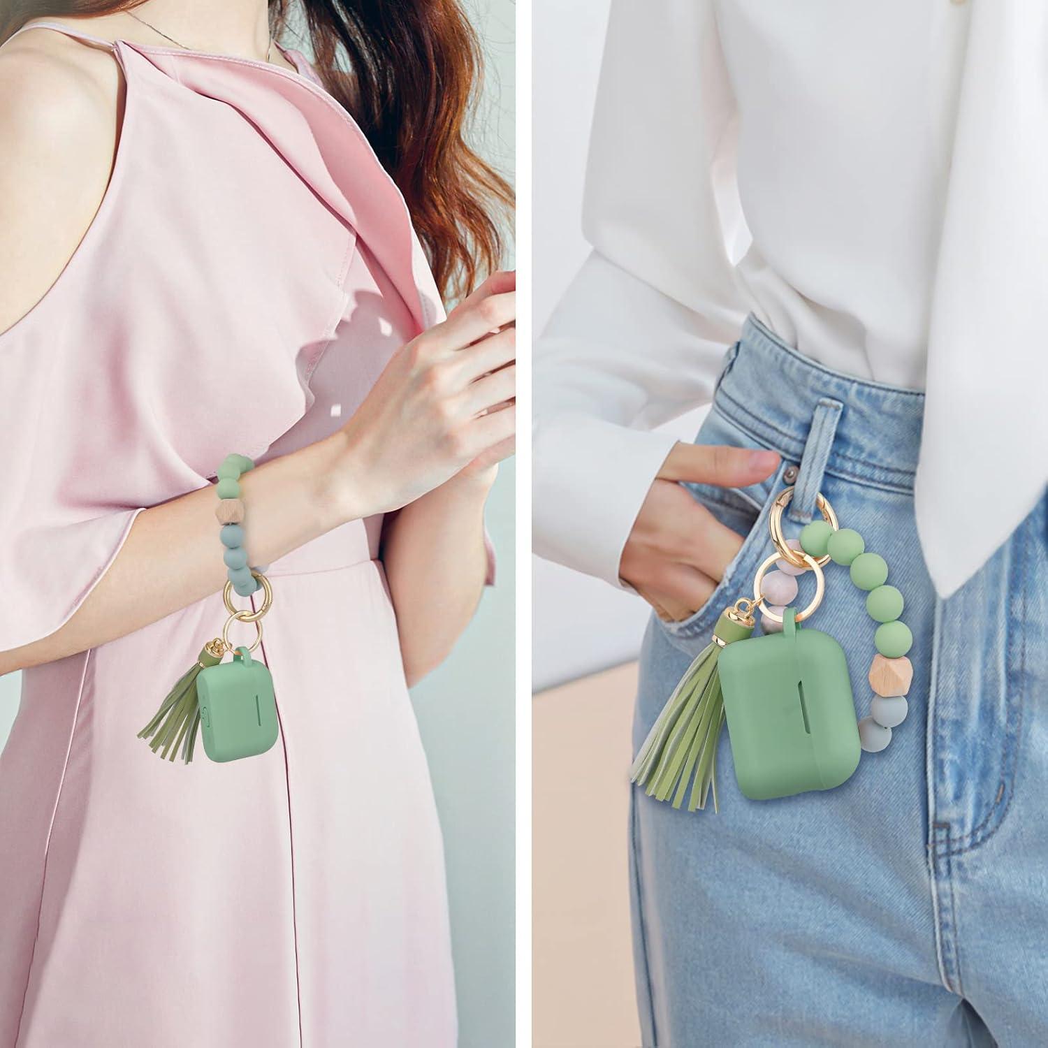 Funda Protectora de Silicona para AirPods Pro 2 - Verde Cactus