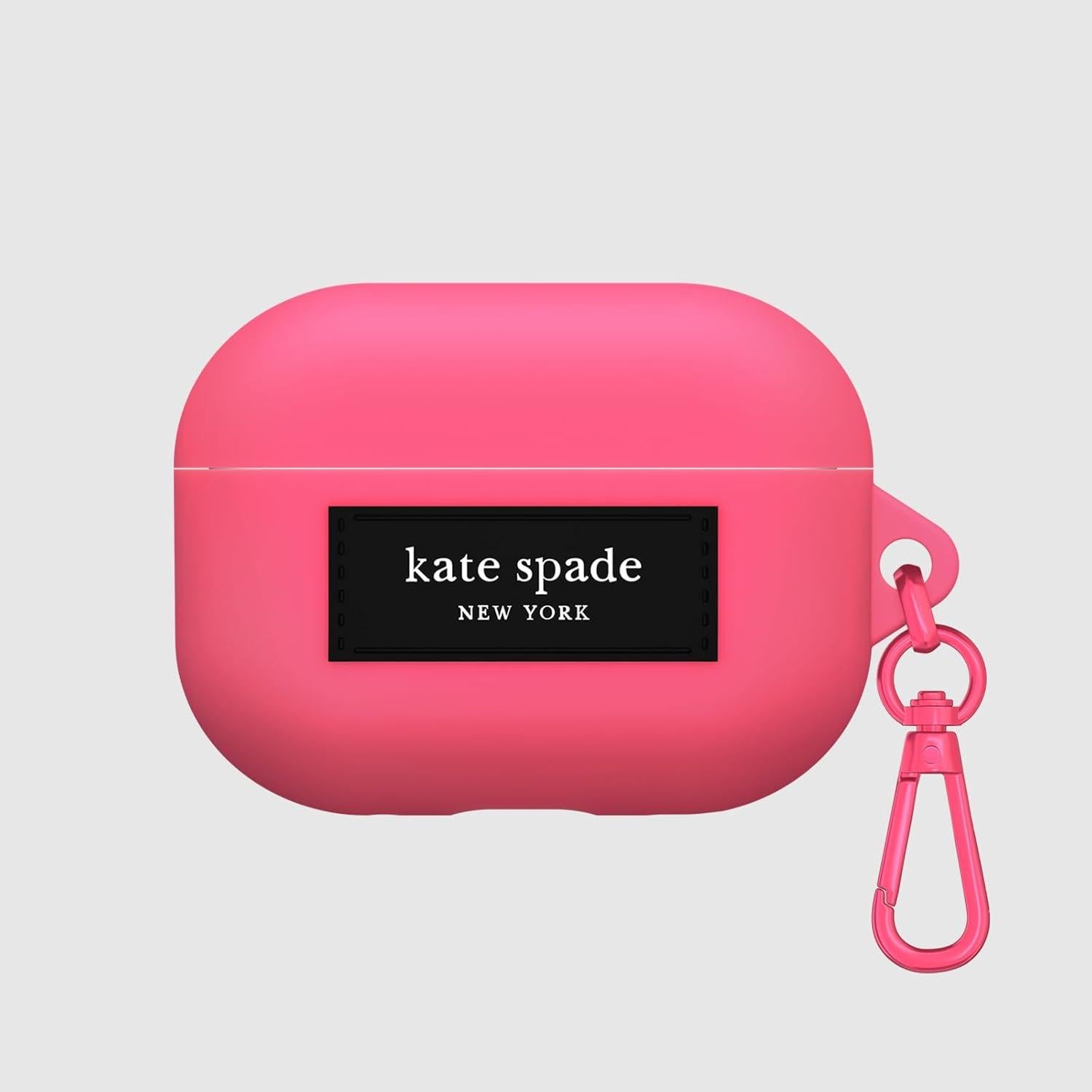 Funda de Silicona Kate Spade para AirPods Pro 1 y 2 - Rosa Pom Pom