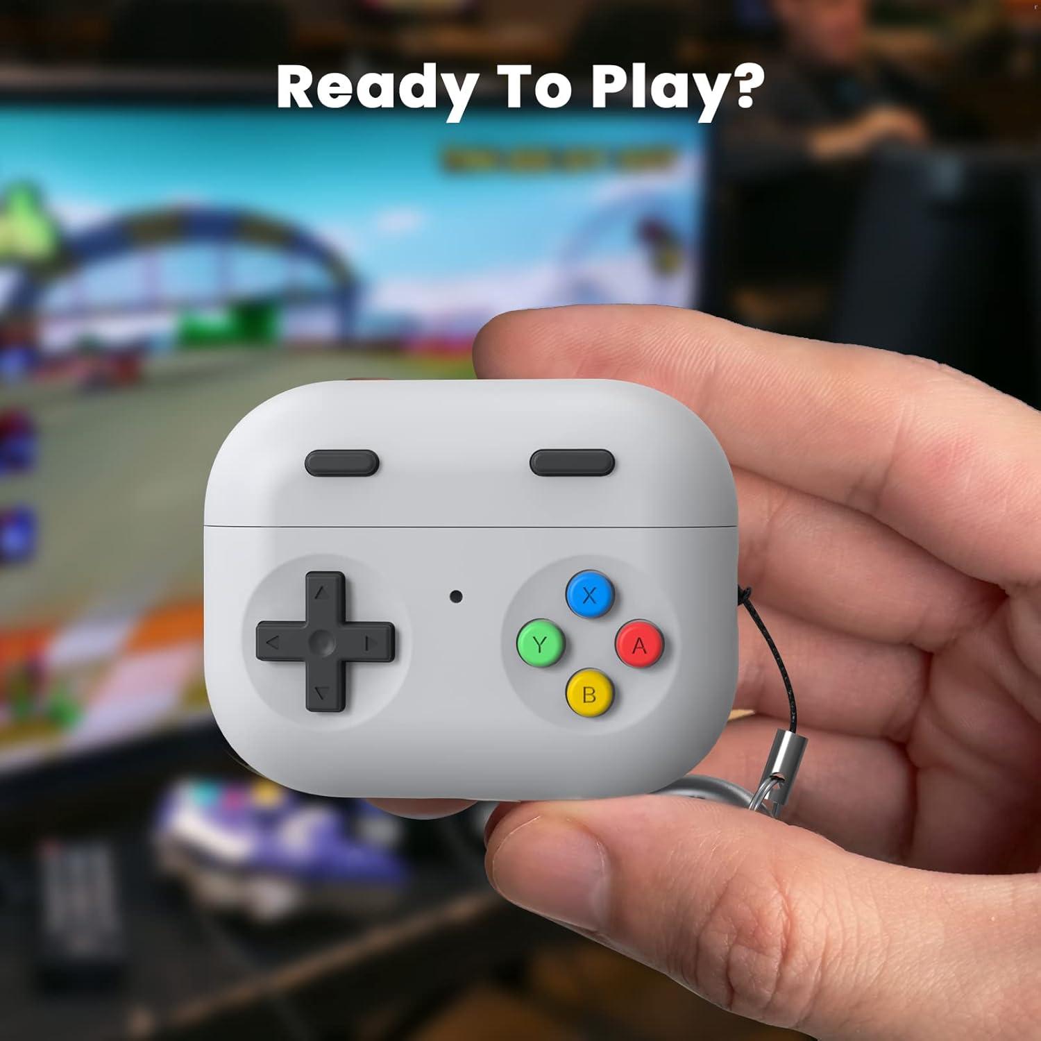 Funda de Silicona Delidigi para AirPods Pro 2 - Gris Claro