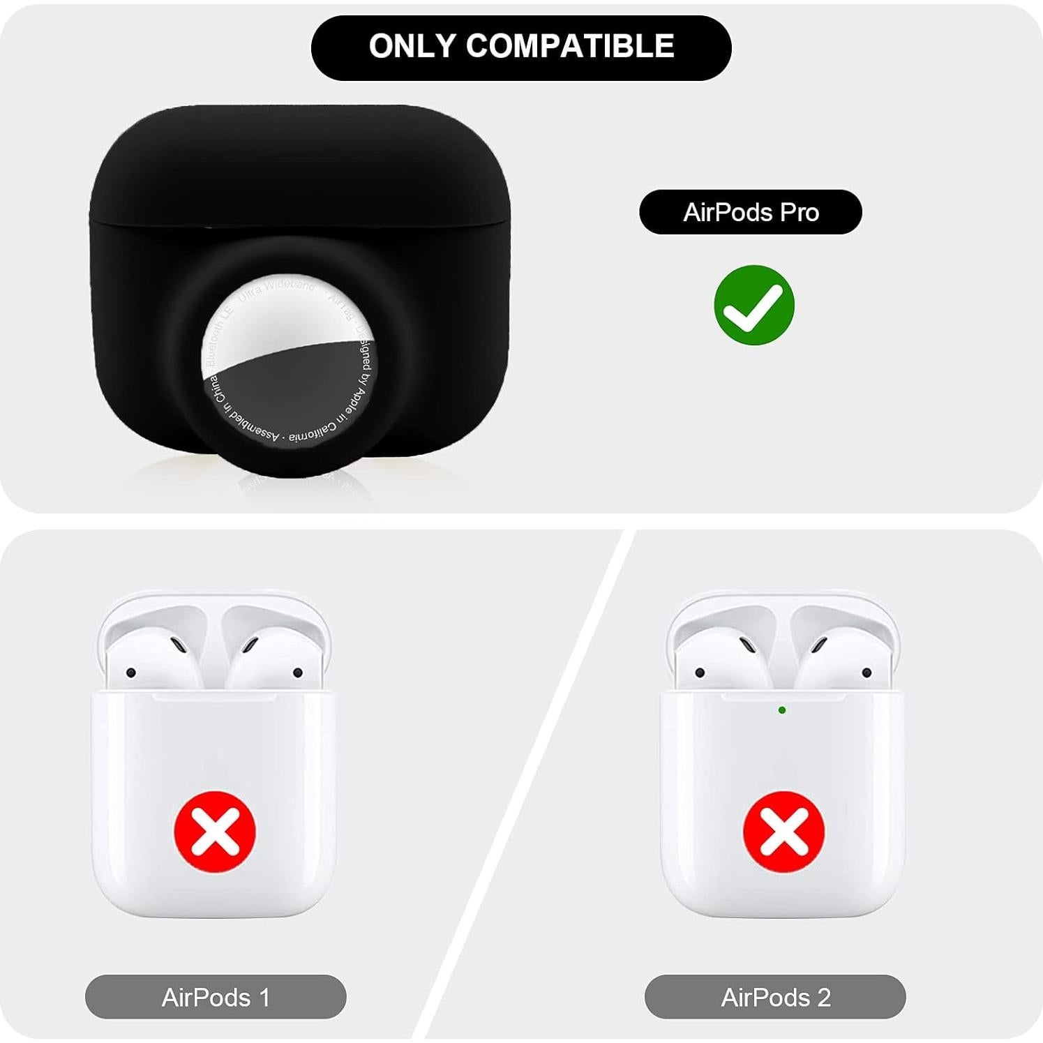 Funda Protectora 2 en 1 Enspito para AirPods Pro y AirTag