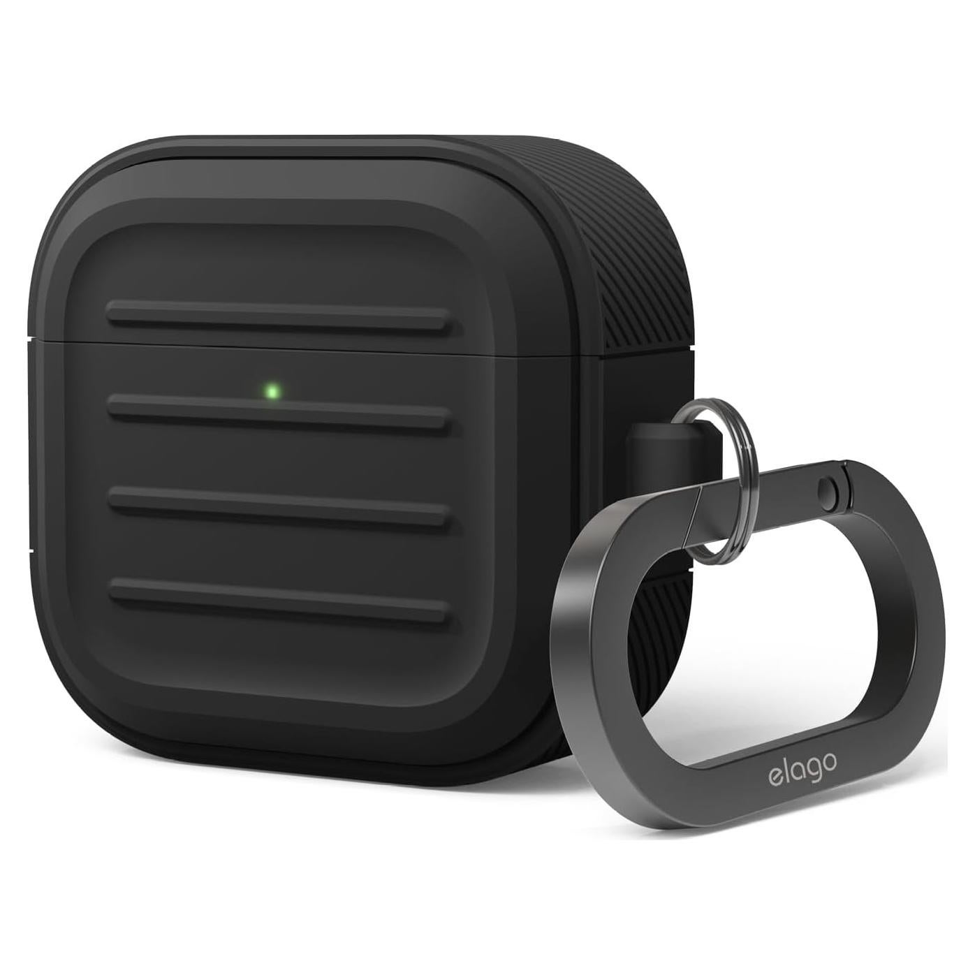 Funda elago Armor para AirPods 4 - Resistente a golpes, Negro