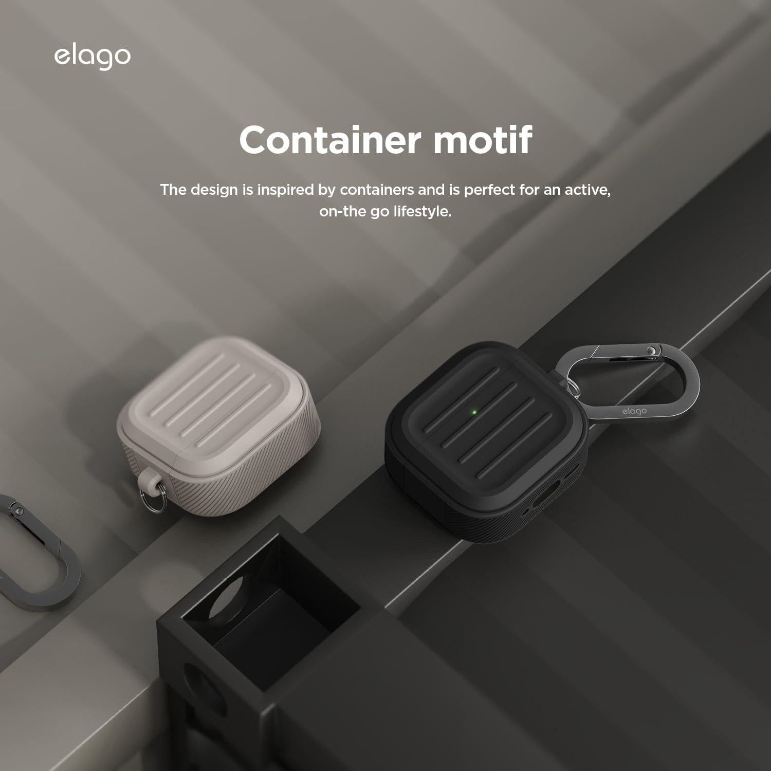 Funda elago Armor para AirPods 4 - Resistente a golpes, Negro