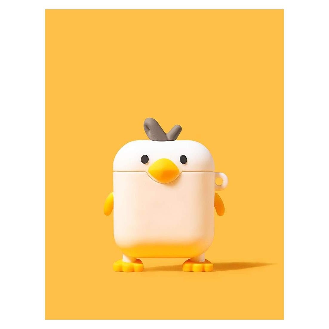 Funda de Silicona para AirPods Loueno Forma de Pollito Rosa