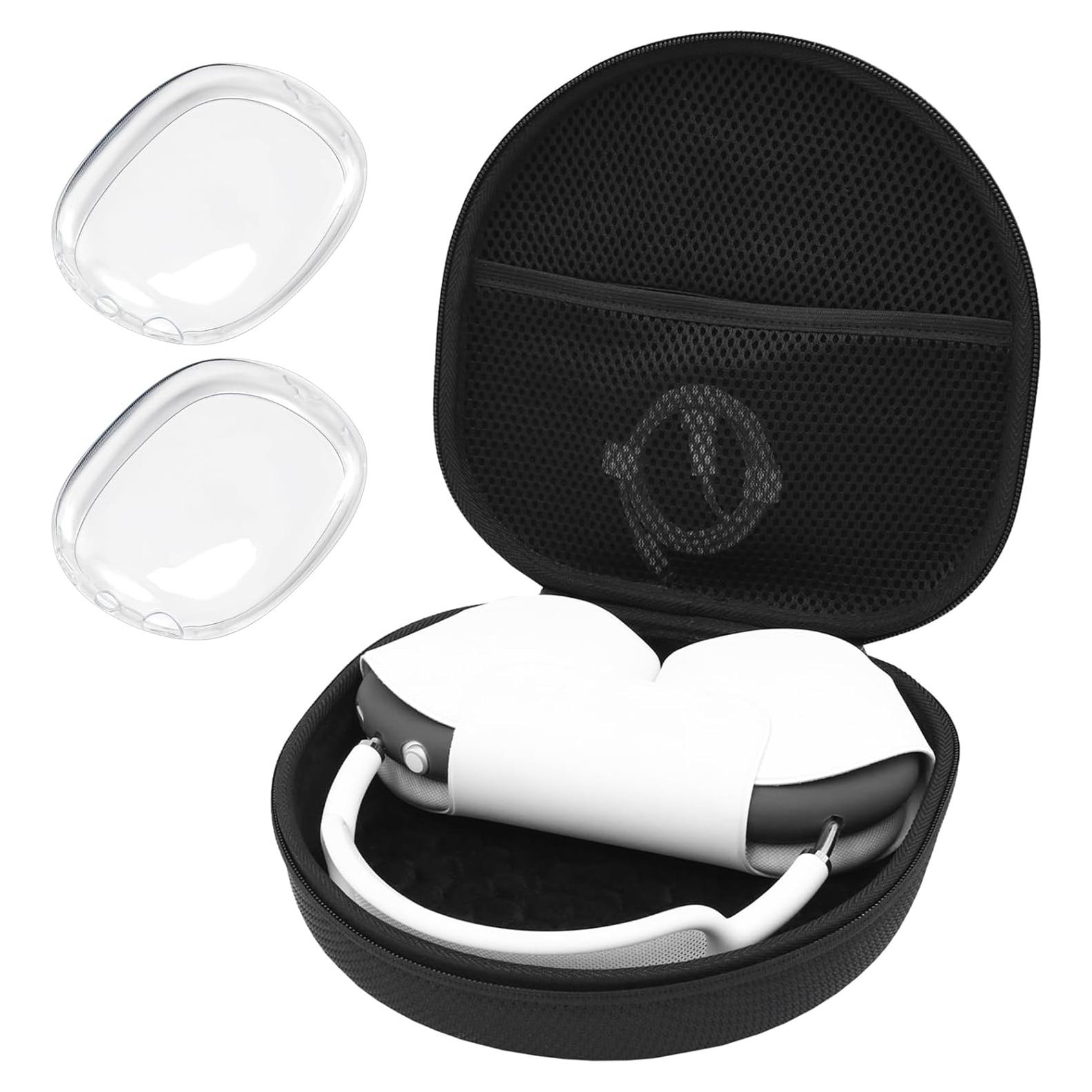 Funda Dura ProCase para AirPods Max - Negro Claro, 23x22x5 cm