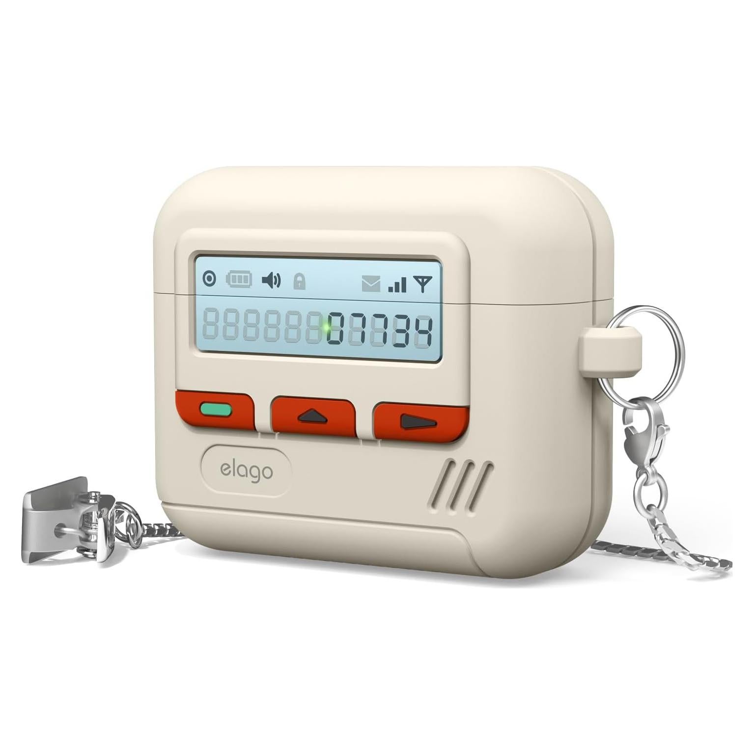 Funda de Silicona elago para AirPods 4 - Resistente a Golpes - Blanco