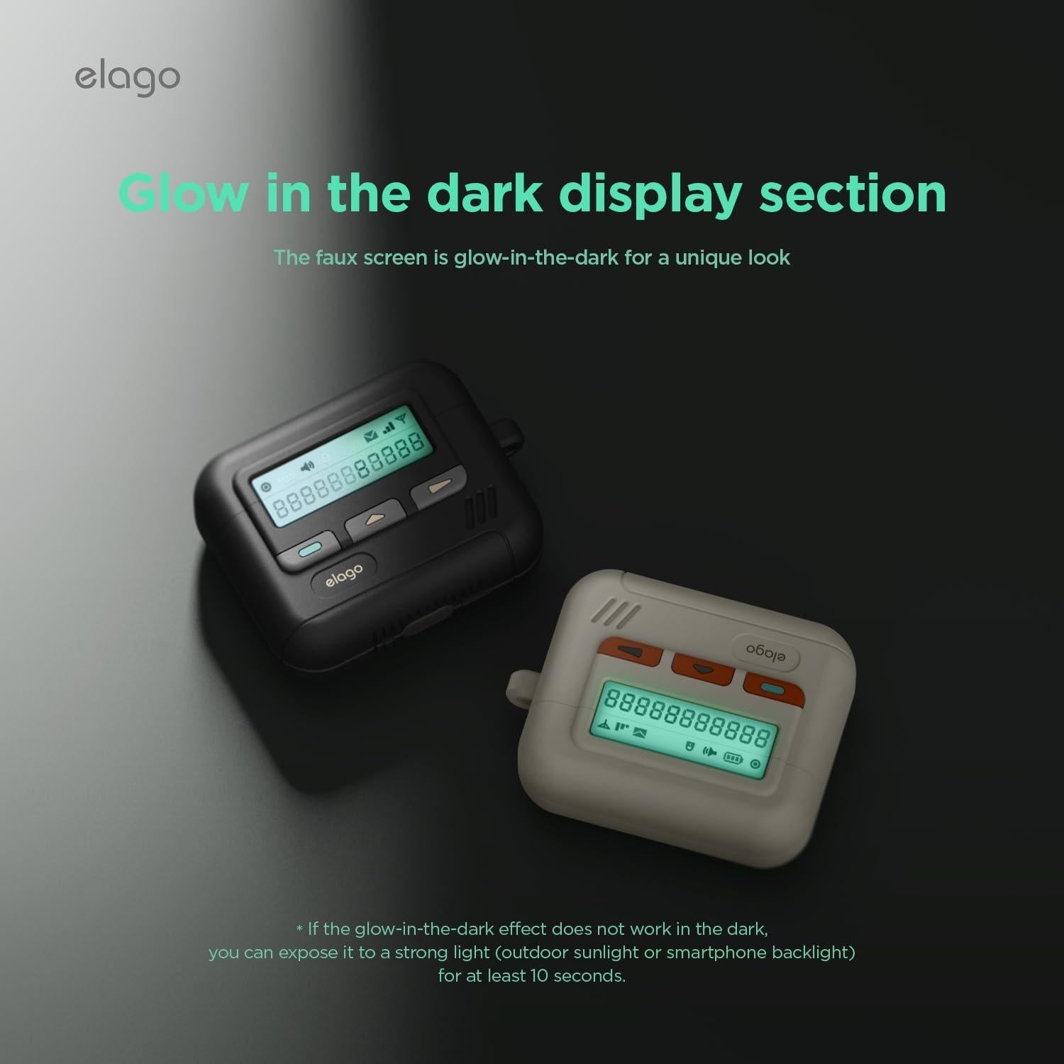 Funda de Silicona elago para AirPods 4 - Resistente a Golpes - Blanco