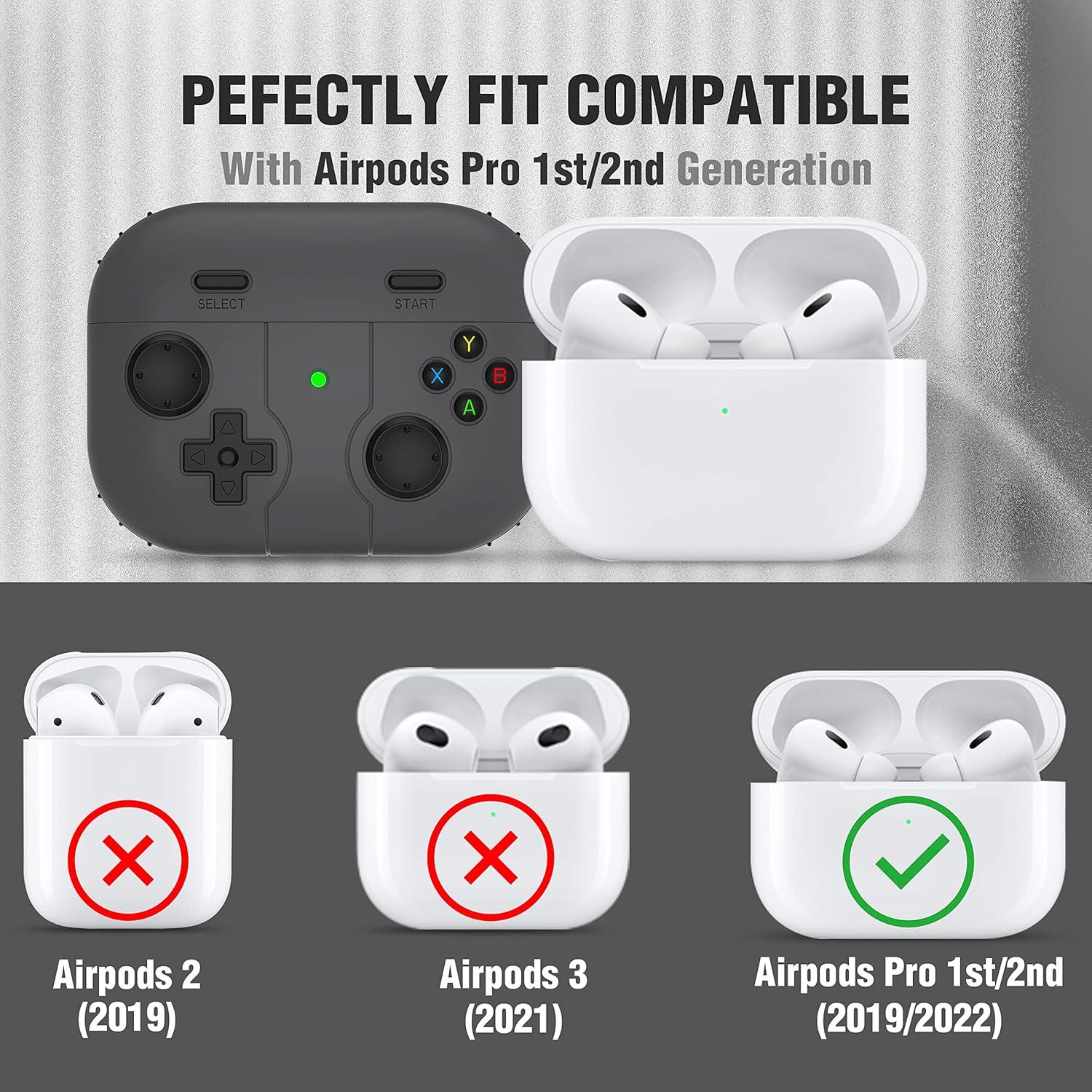 Funda de Silicona VKT para AirPods Pro 2/1 con Kit de Limpieza