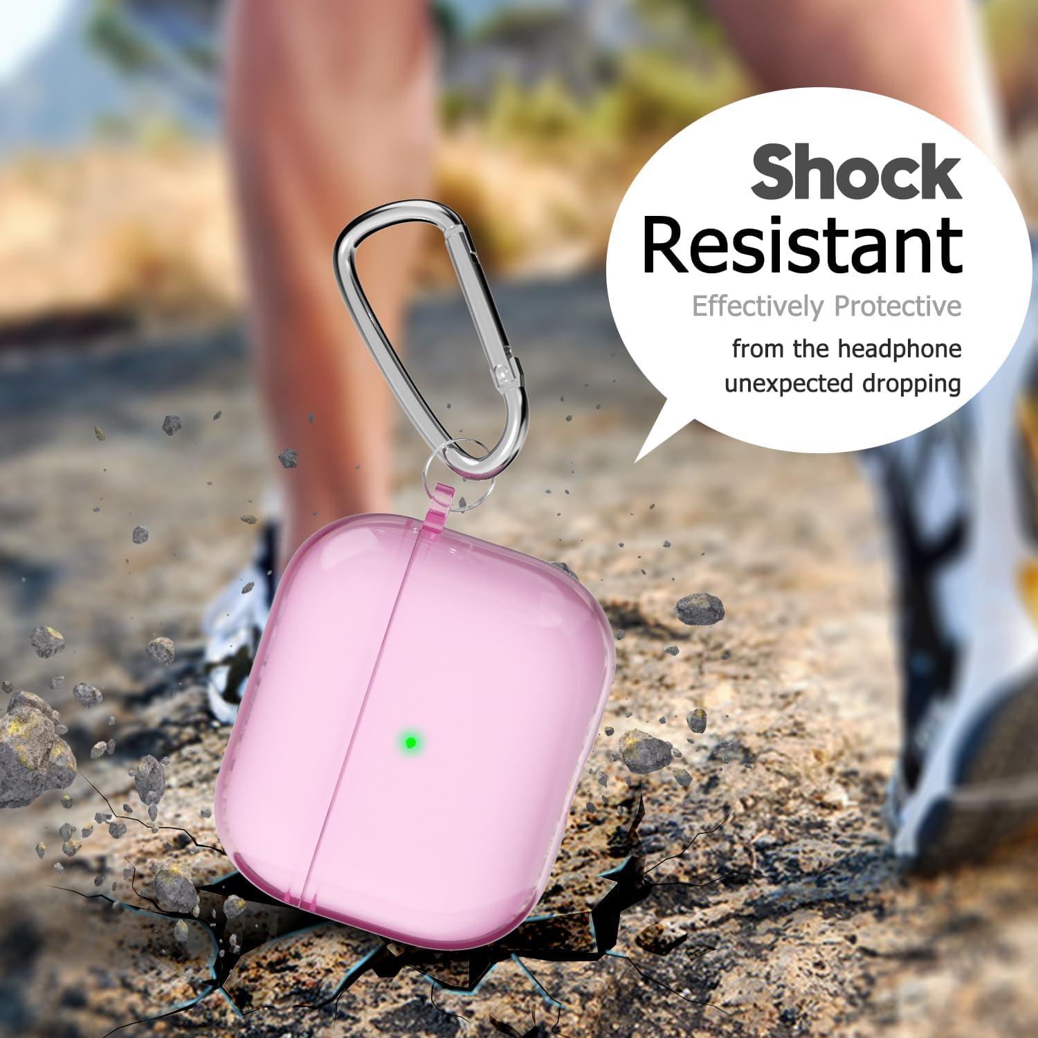 Funda Clara para Airpods 4 LoeoeL Rosa Claro TPU