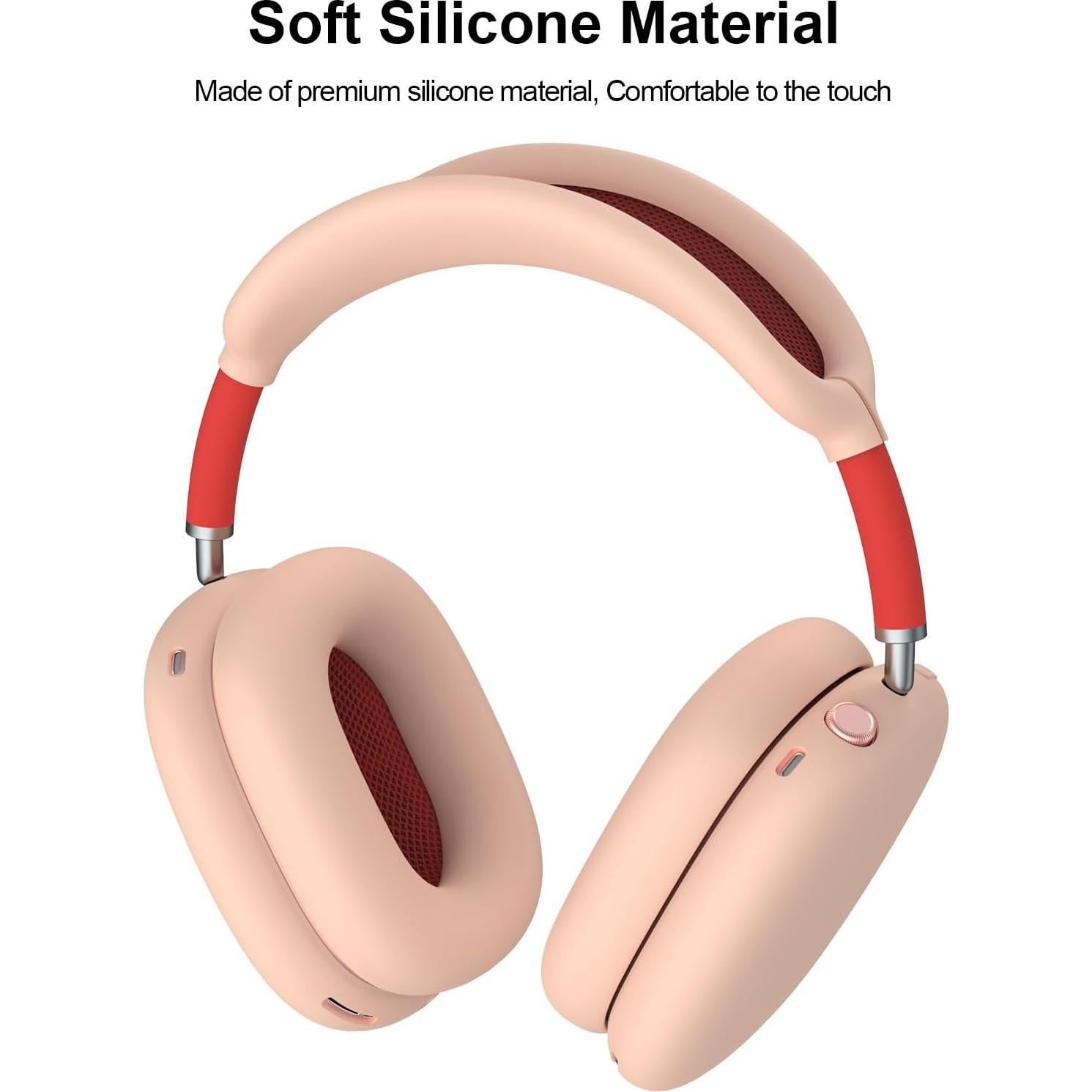 Funda de Silicona Meliya para Auriculares AirPods Max Rosa