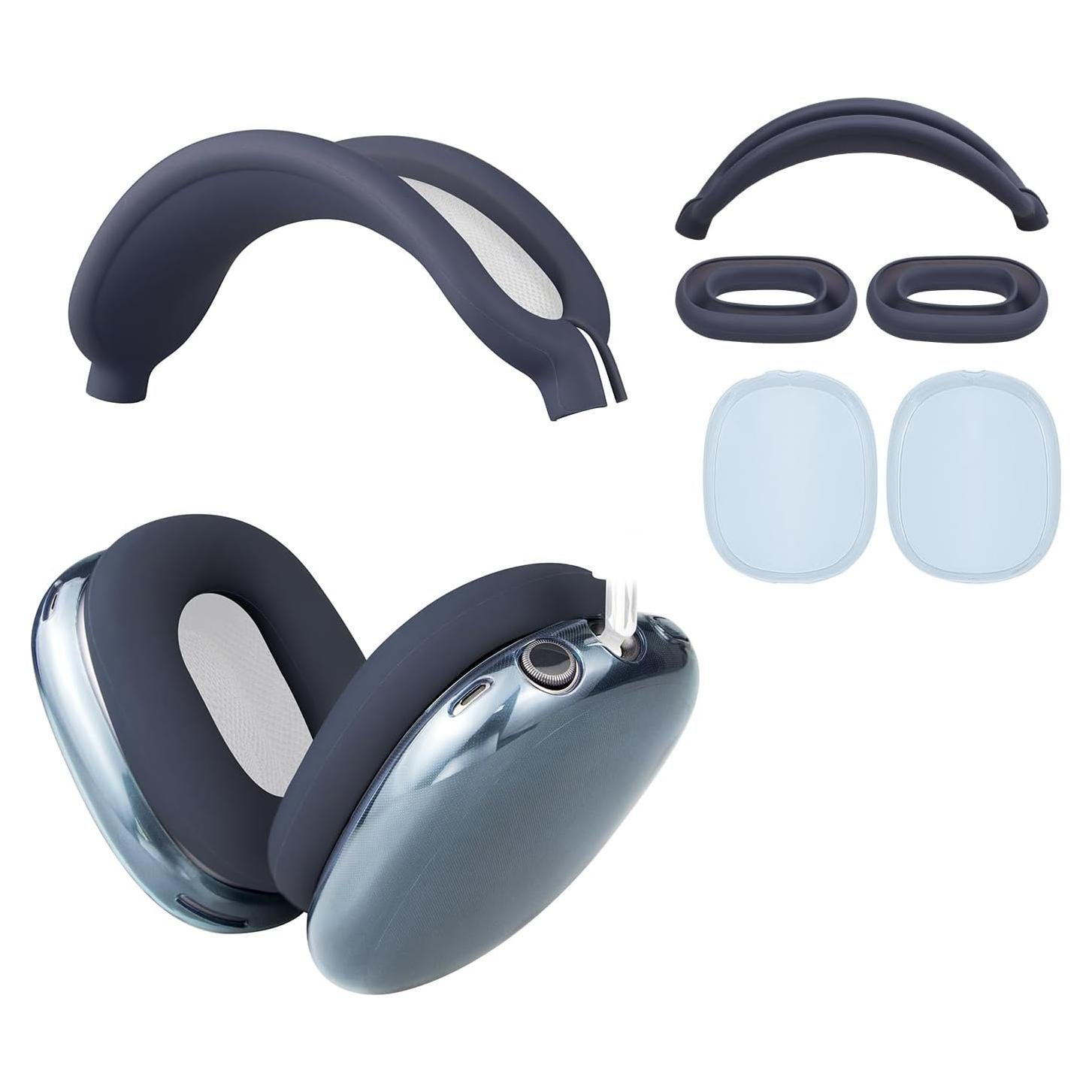 Kit de Protección SOULWIT para AirPods Max - Funda TPU y Silicona