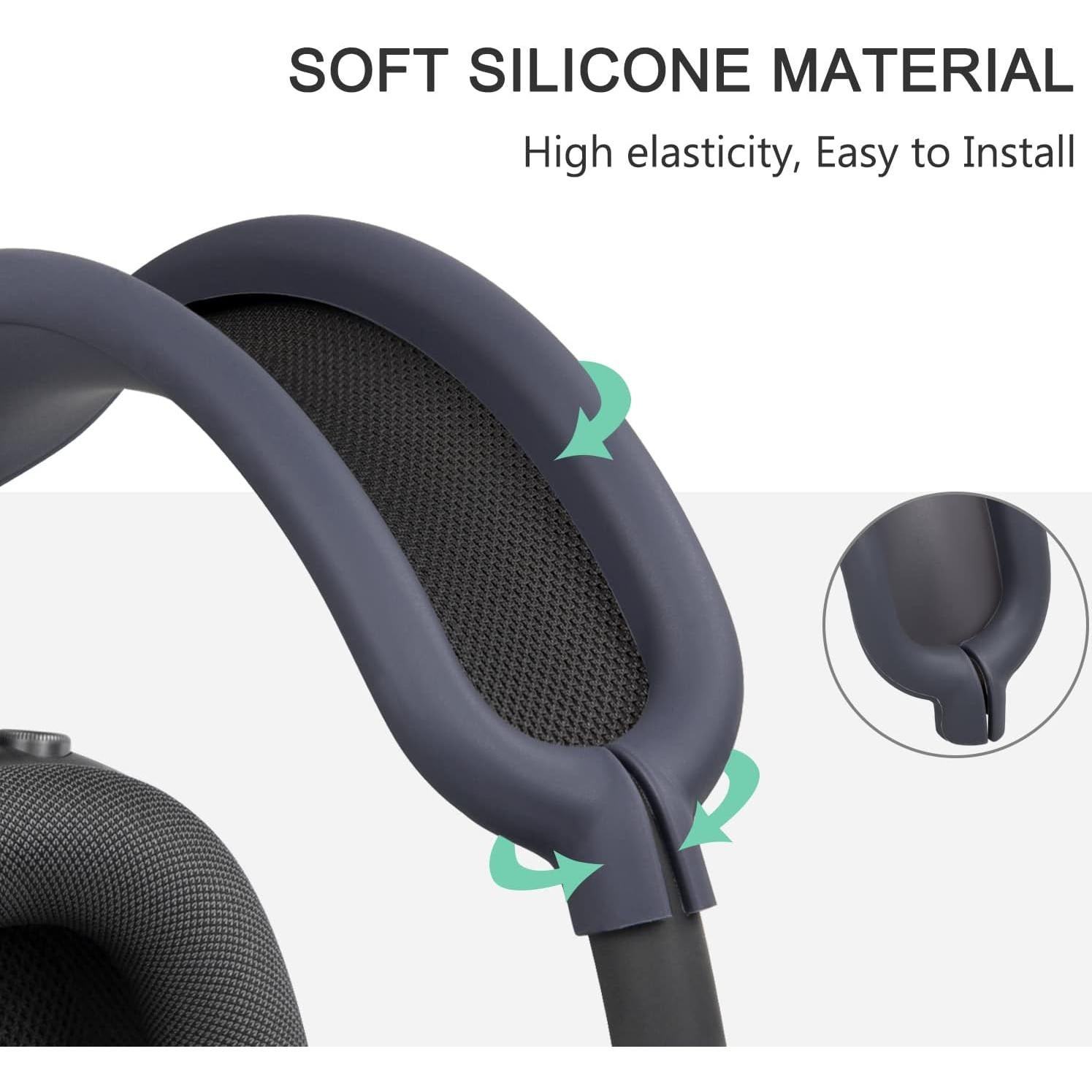 Kit de Protección SOULWIT para AirPods Max - Funda TPU y Silicona