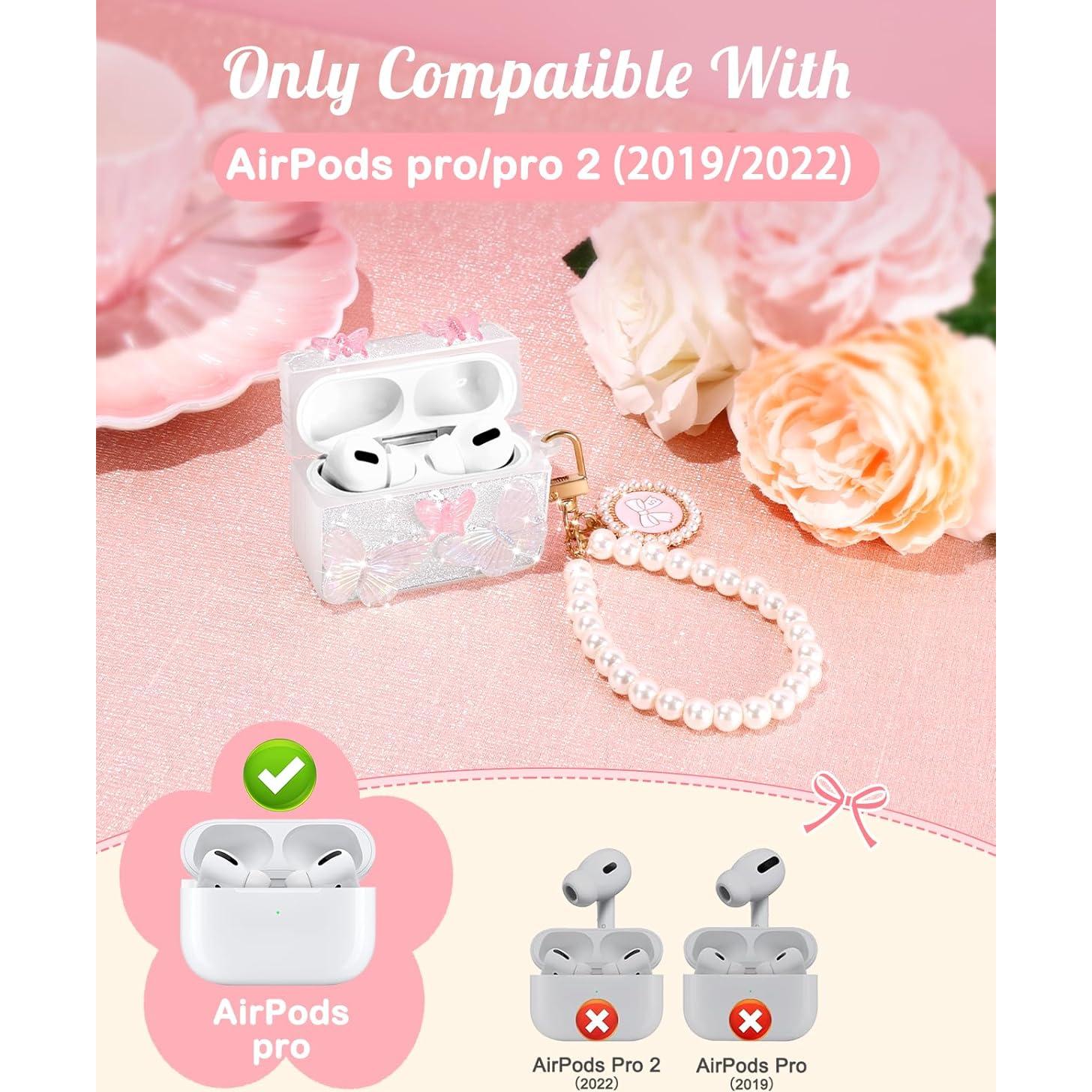 Funda Silicona Boaretiu para AirPods Pro 1/2 - Diseño Mariposa