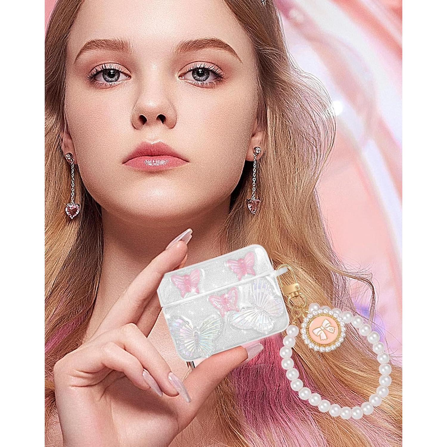 Funda Silicona Boaretiu para AirPods Pro 1/2 - Diseño Mariposa