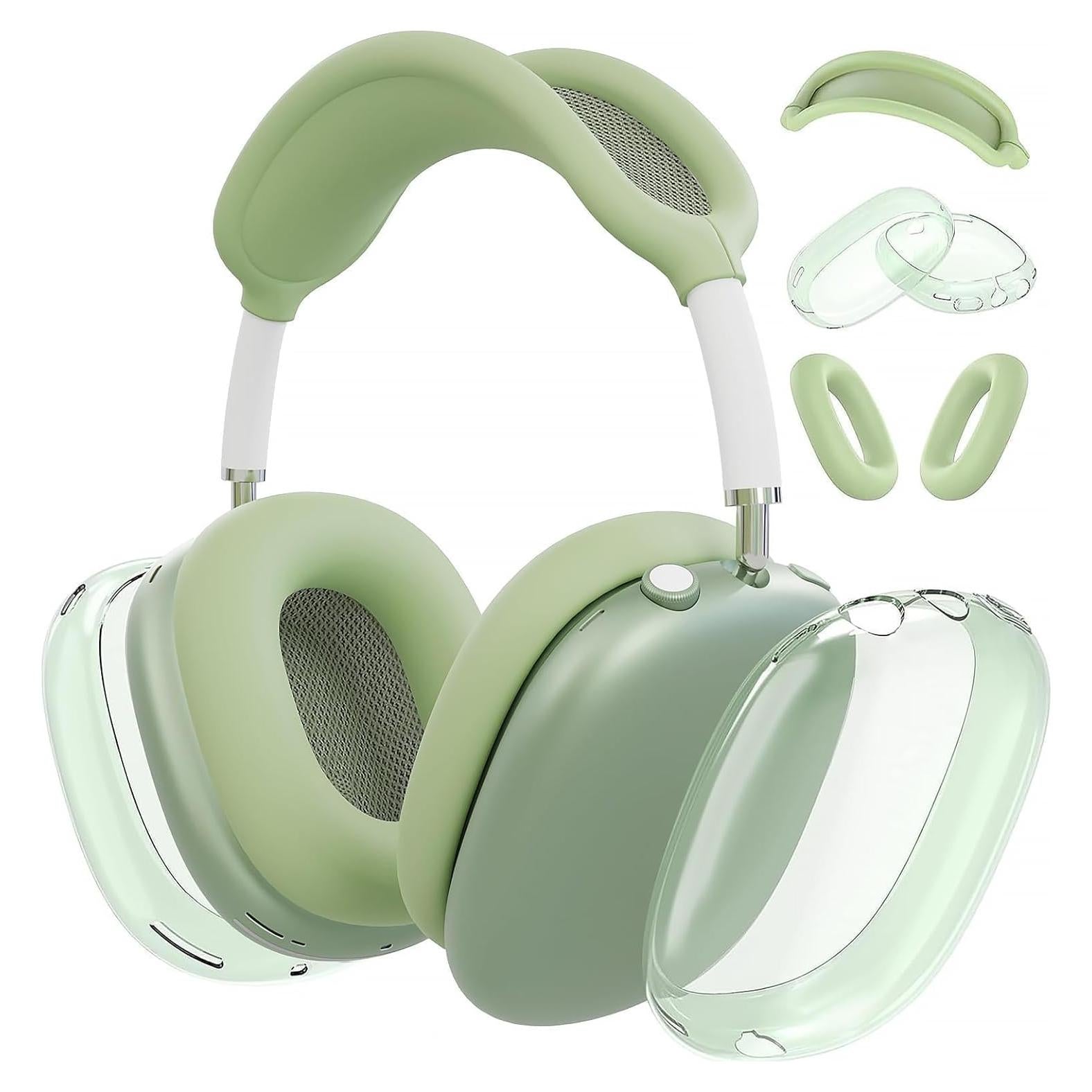 Funda 3 en 1 para AirPods Max MOLOPPO Verde - Silicona y TPU