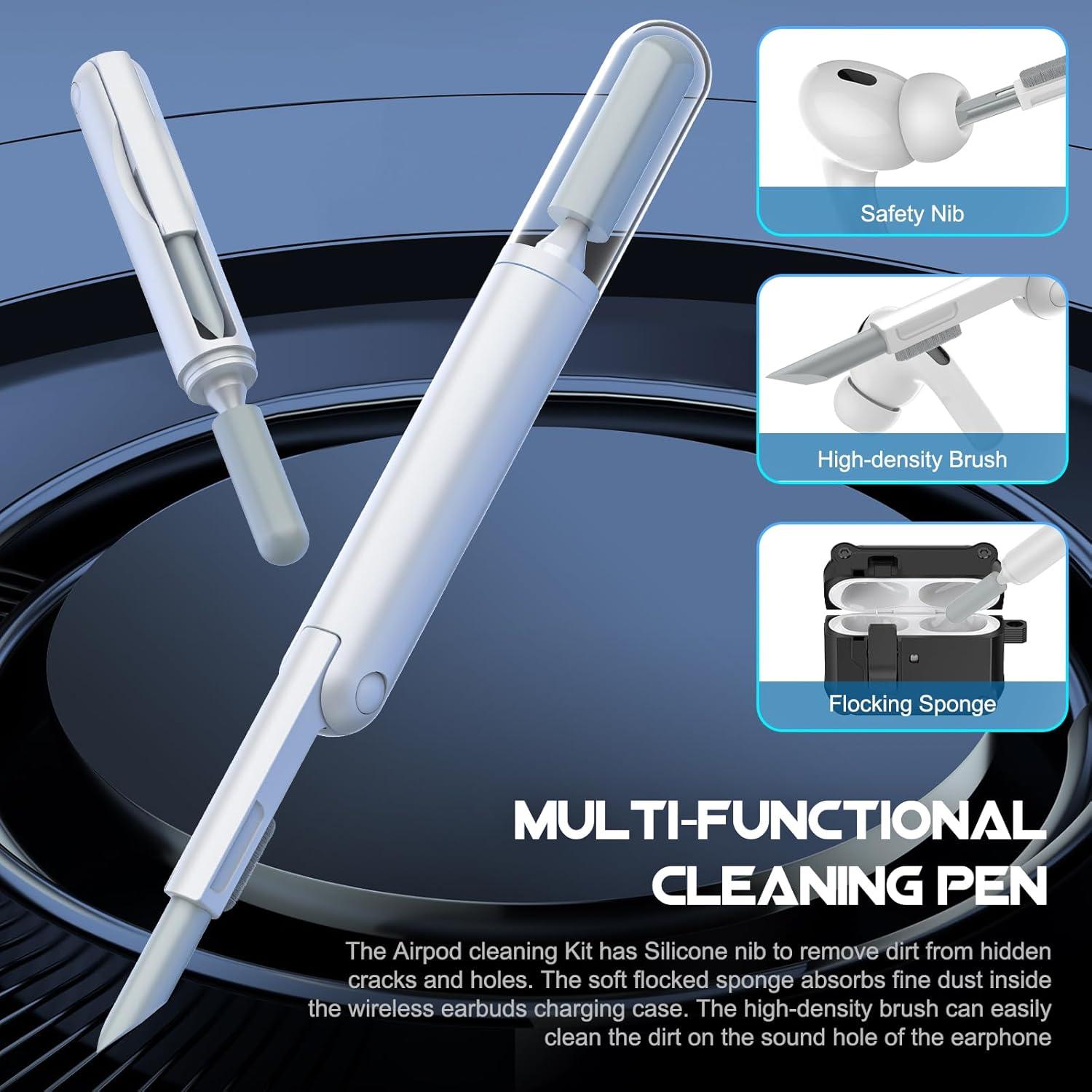 Funda de Silicona XMBYGY para AirPods Pro 1/2 + Kit Limpiador