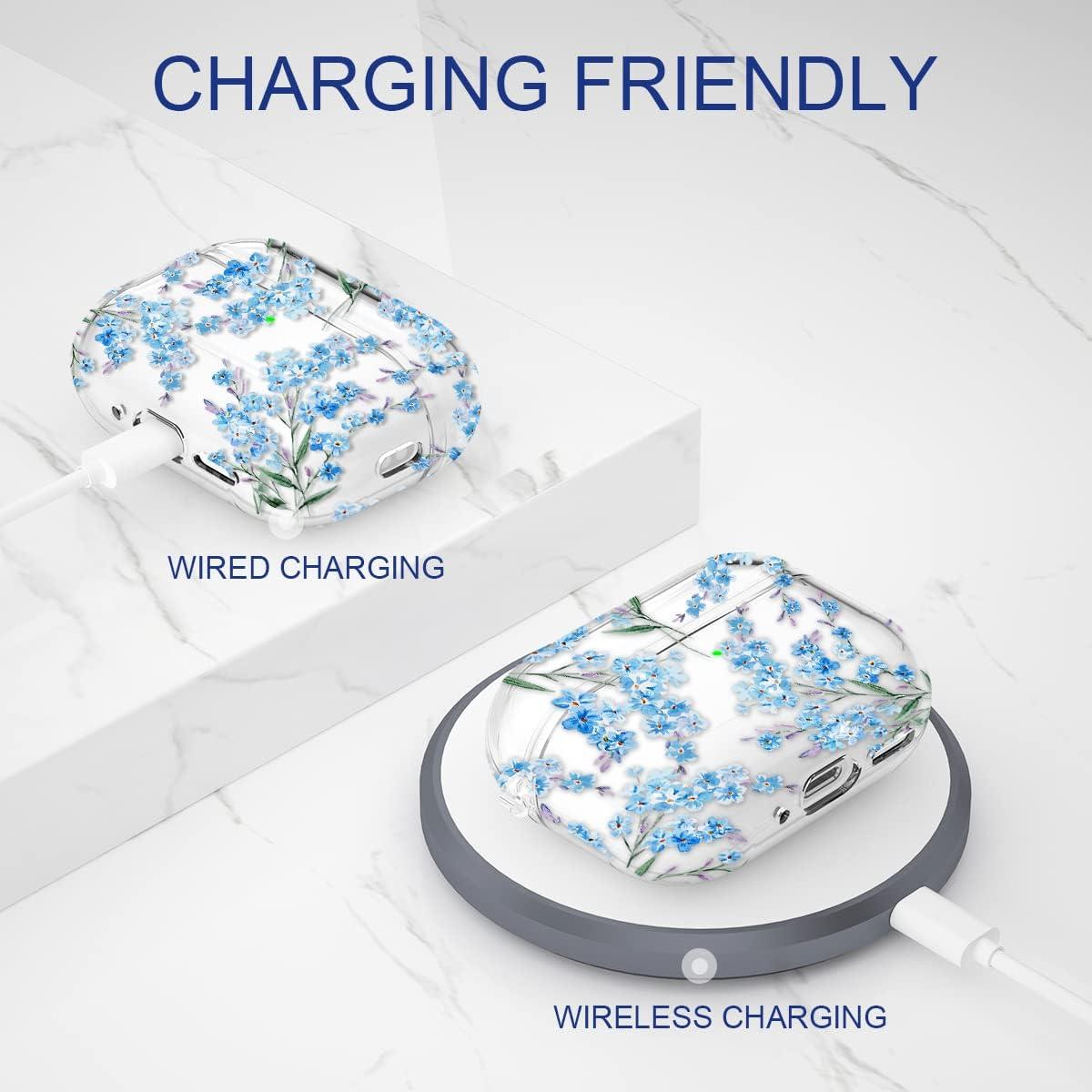 Funda Maxjoy para AirPods Pro 2 - Floral, A Prueba de Golpes