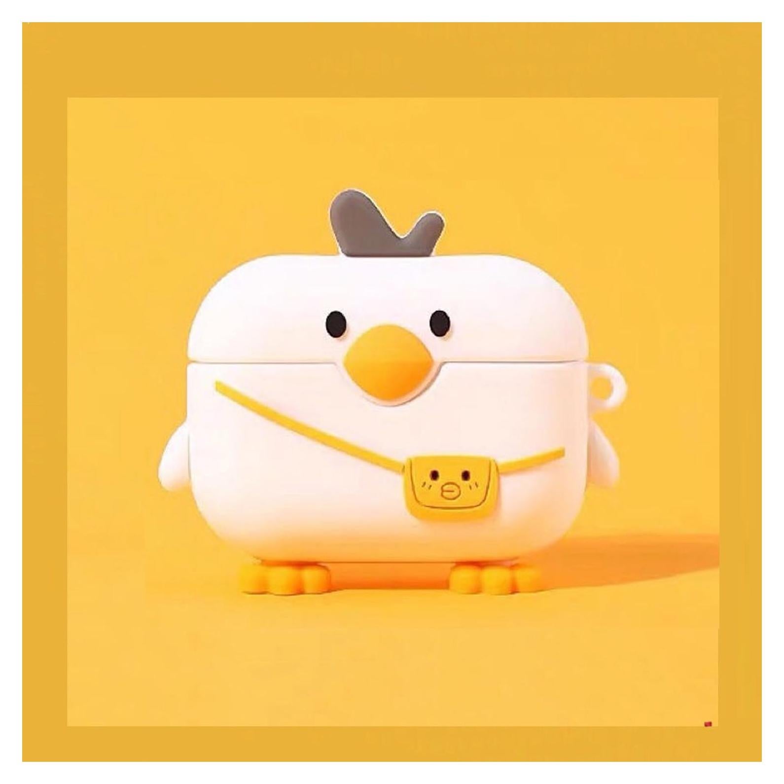 Funda de Silicona 3D Pato LiWerlly para AirPods Pro 2022/2023