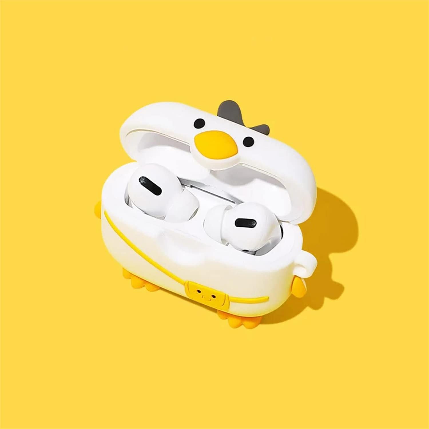 Funda de Silicona 3D Pato LiWerlly para AirPods Pro 2022/2023