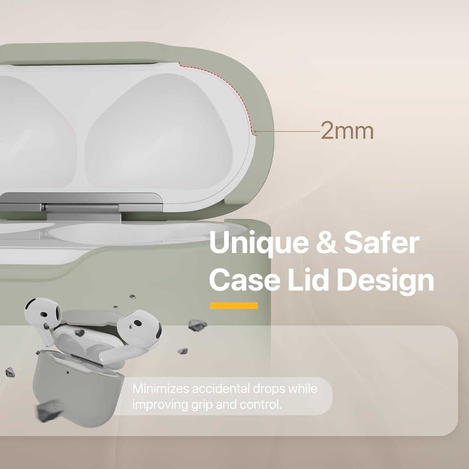 Funda Protectora MAGEASY para AirPods 4 - Rosa Shell