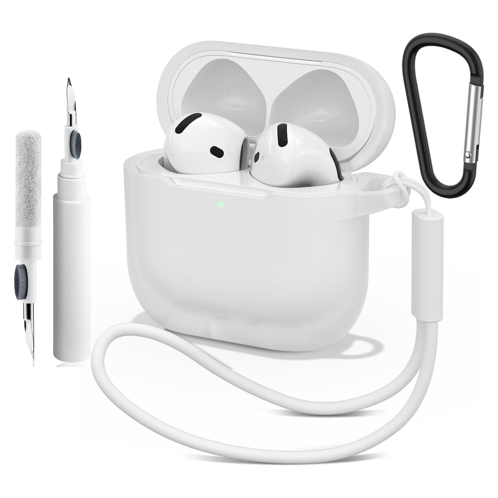 Funda de Silicona para AirPods 4 Vanjua con Kit de Limpieza