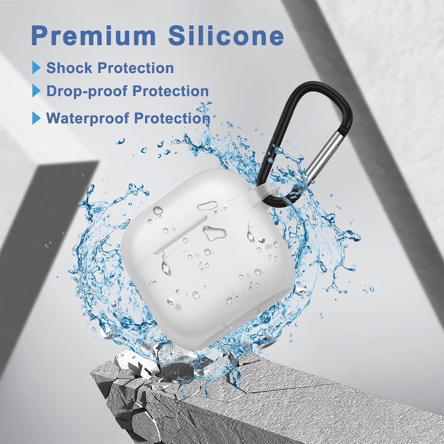 Funda de Silicona para AirPods 4 Vanjua con Kit de Limpieza