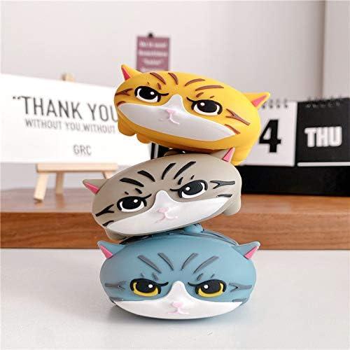 Funda de Silicona para Airpods Pro LEWOTE Gato Gris