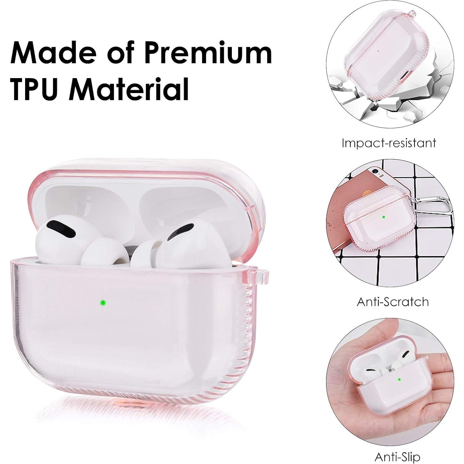 Funda Protectora KOREDA Rosa para AirPods Pro 1ª y 2ª Gen